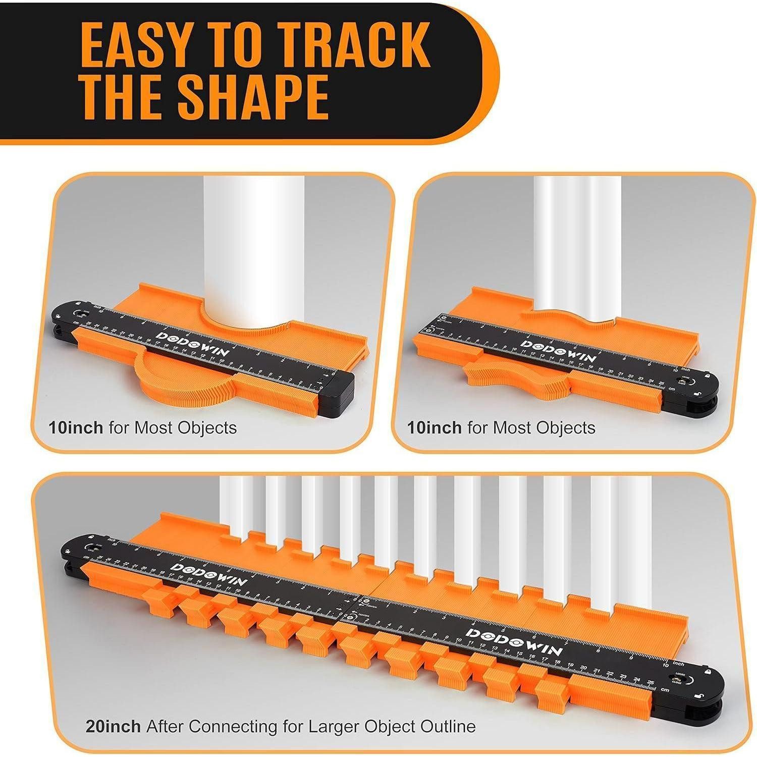 LuxusKollektion Konturenlehre Konturenlehre Verbindbar Groß Männer Vatertagsgeschenke Laminat