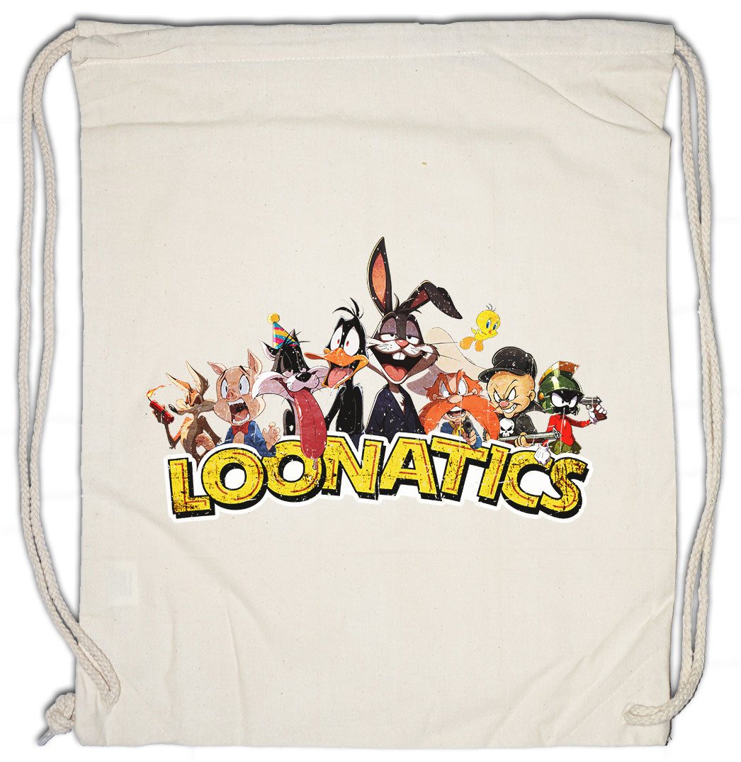 Turnbeutel Loonatics Turnbeutel Logo Toon Cartoon Comic BugsBunny Pig