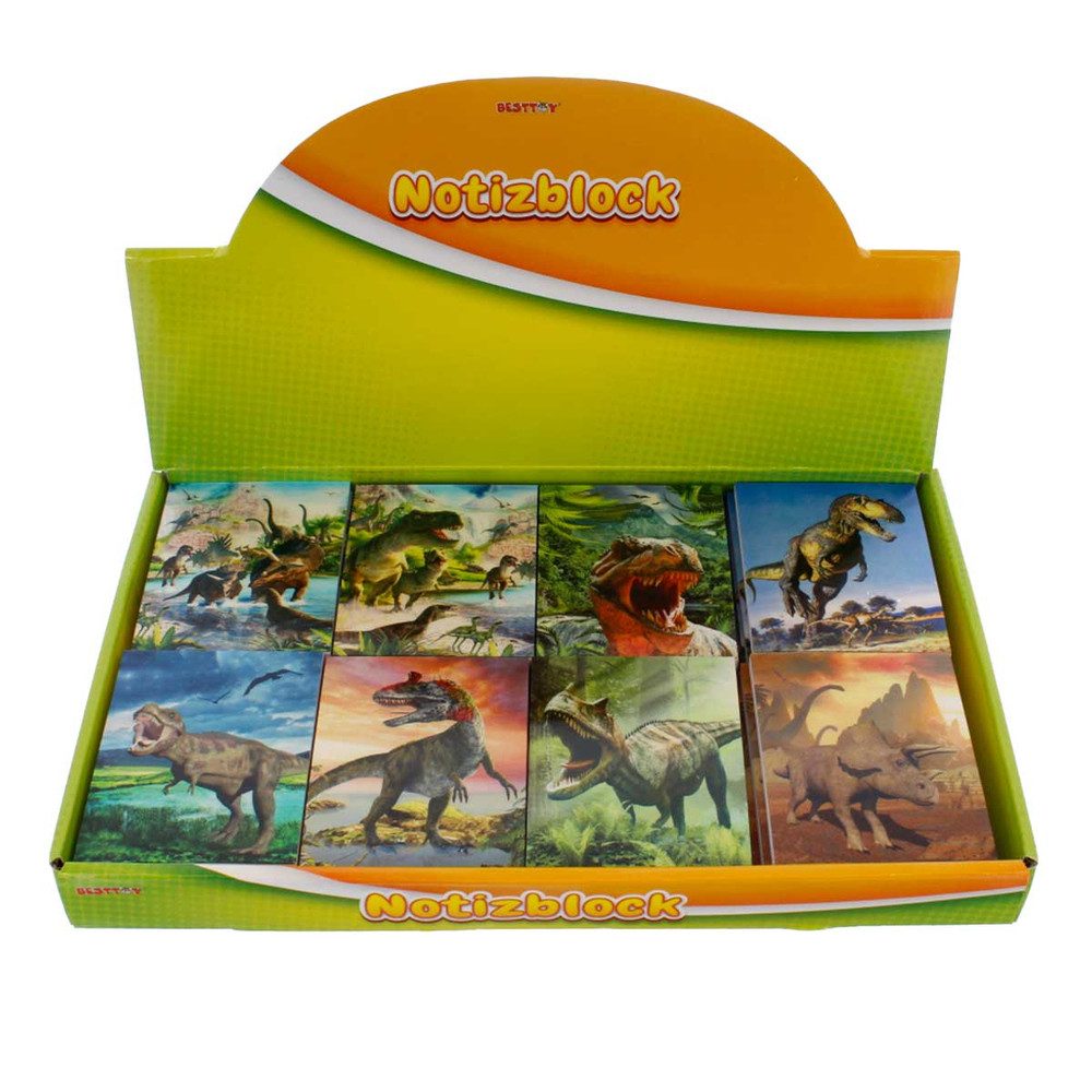 Besttoy Schulheft Besttoy - Mini Notizblock - Dino - 1 Stück