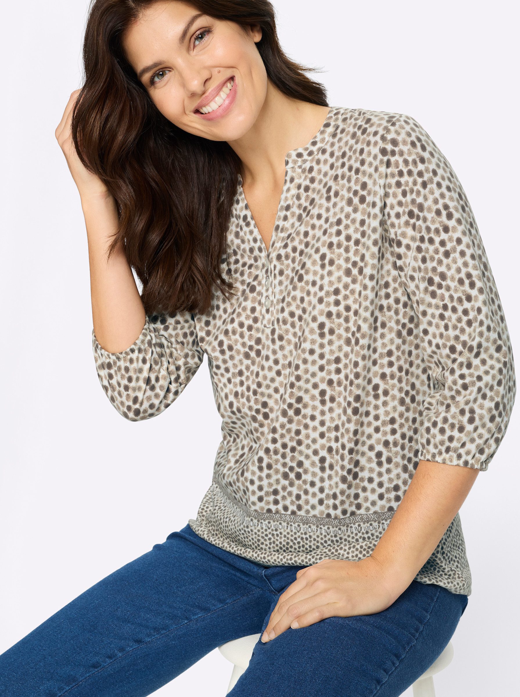 Sieh an! T-Shirt 3/4-Arm-Shirt 3/4-Arm – Bild 4 von 5