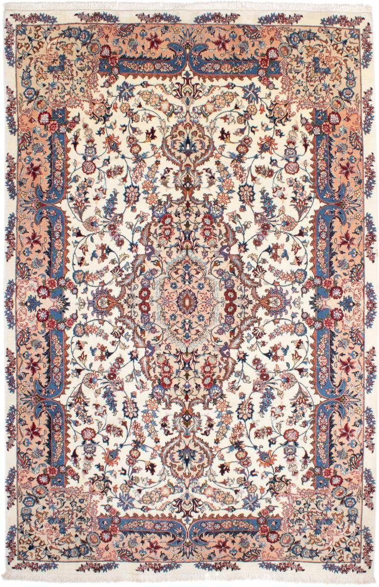 Orientteppich Mashhad 199x314 Handgeknüpfter Orientteppich / Perserteppich, Nain Trading, rechteckig, Höhe: 12 mm | Kurzflor-Teppiche
