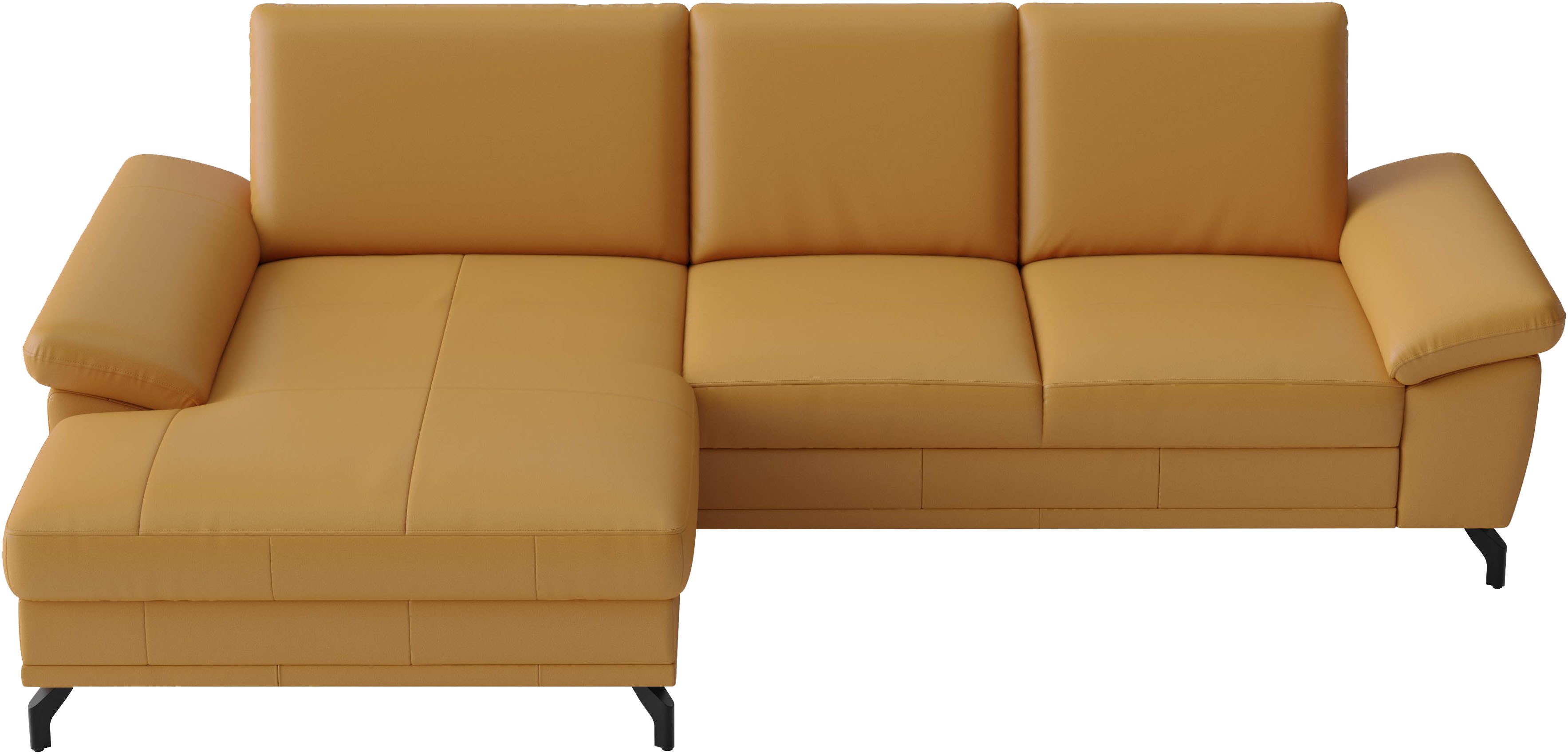 sit&more Ecksofa Chelsea L-Form, B: 264 cm, Leder, inkl. Sitztiefen-&Armteilverstellung, optional mit Bettfunktion und Bettkasten