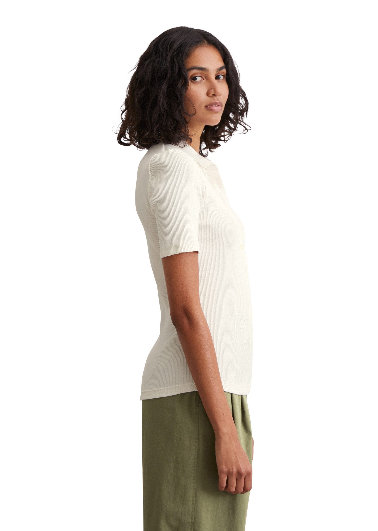 Marc O'Polo Poloshirt aus Stretch-Jersey günstig online kaufen