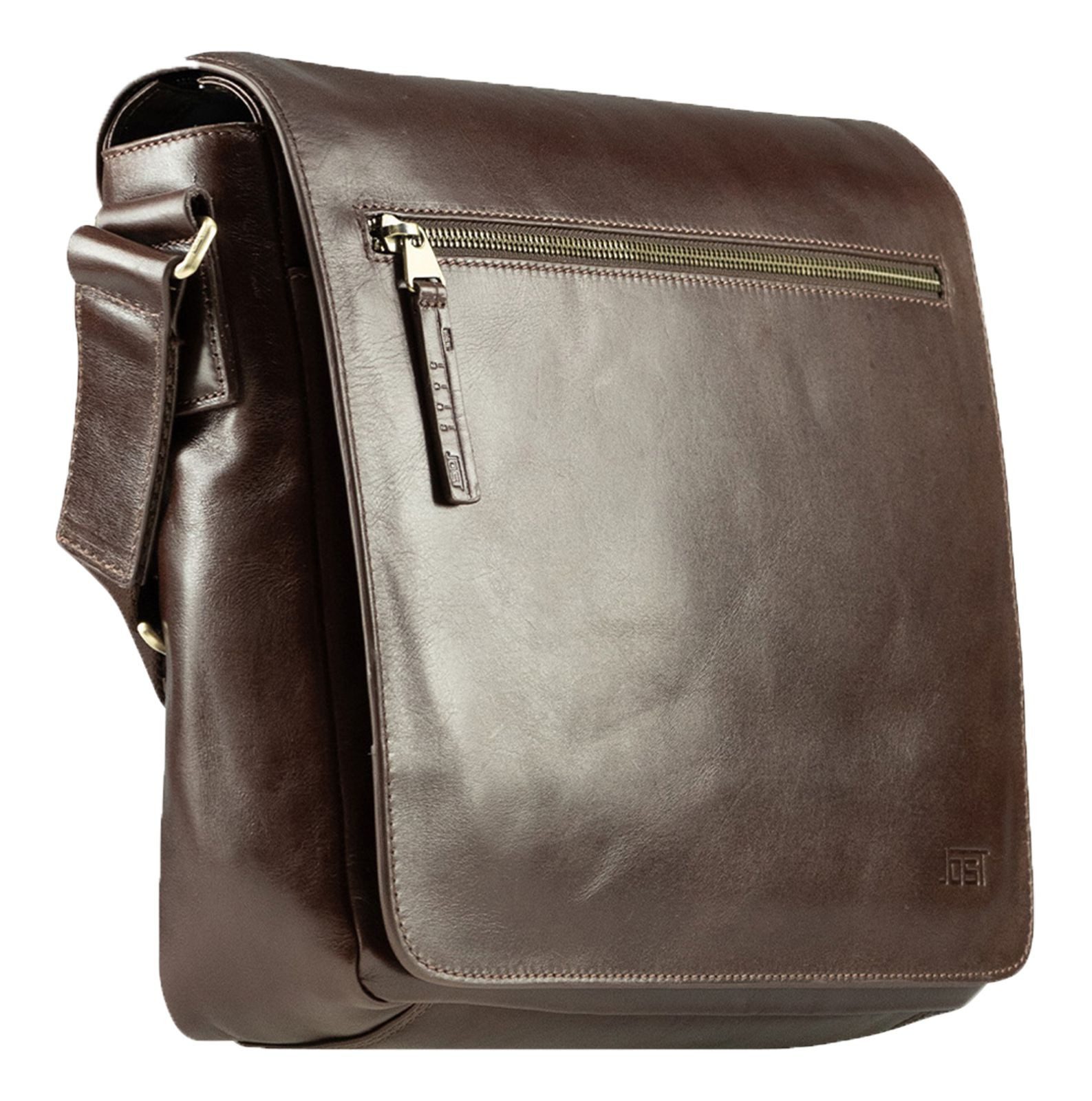 Jost Businesstasche Crossbody Bag, aus echtem Rindsleder