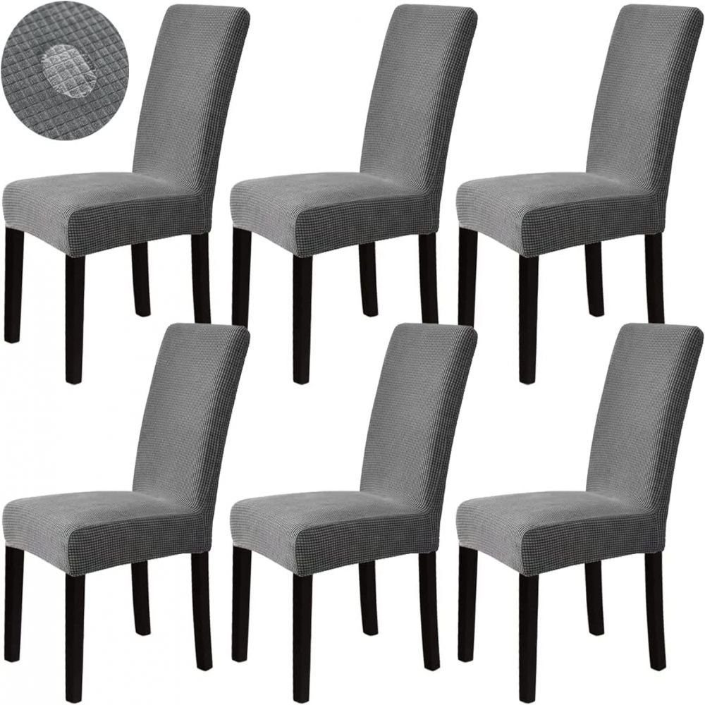 LENBEST Stuhlhusse Stühle Stretch Bi-Elastic, Hussen, Stuhlbezüge, Stuhlhussen Schutz