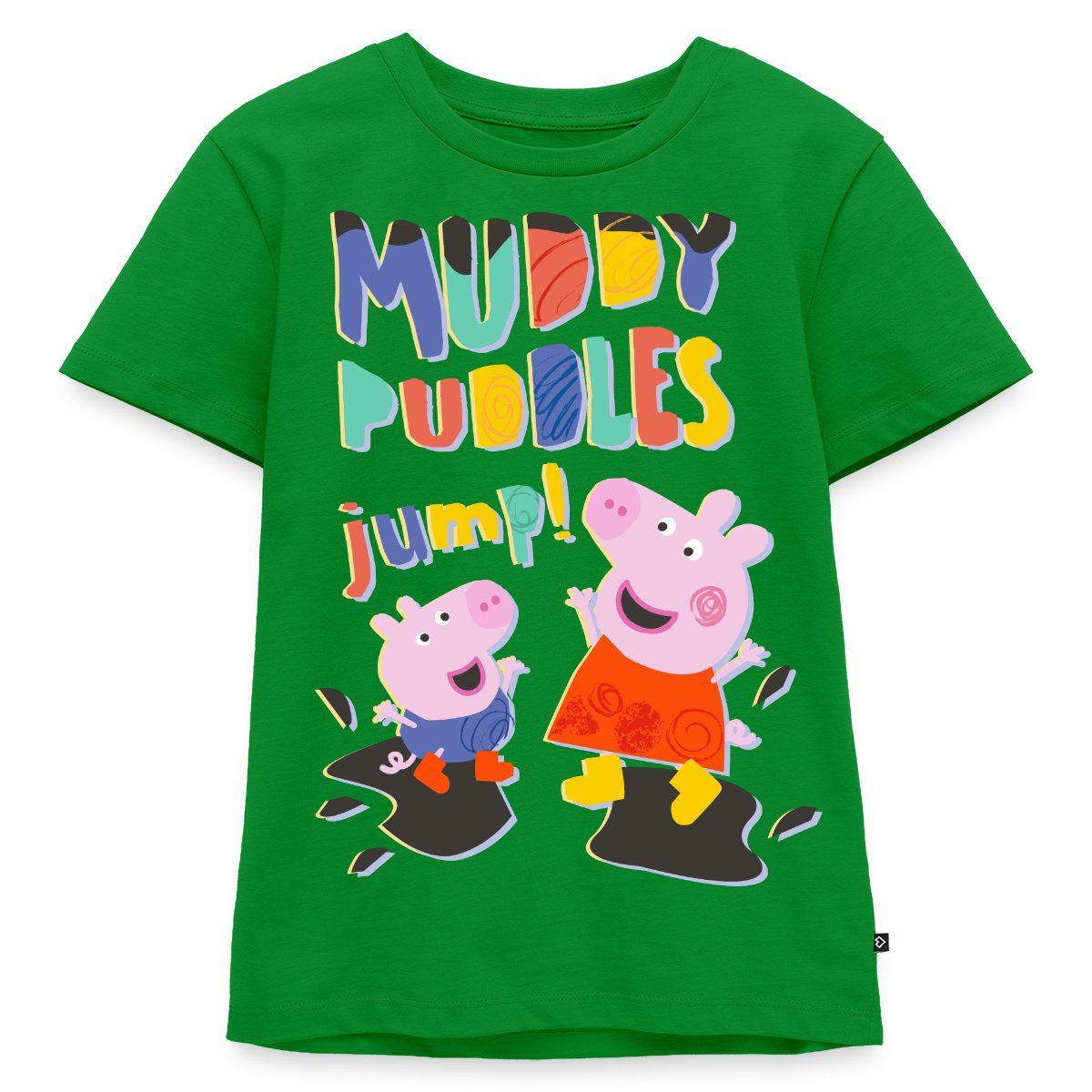Spreadshirt T-Shirt Peppa Wutz Matschepampe Muddy Puddles Schorsch Kinder Premium T-Shirt (1-tlg)