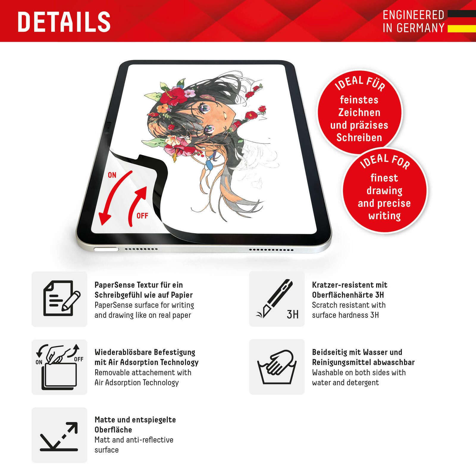 Displex Tablet-Hülle Tabletschutzf.PAPERSENSE 10,9' – Bild 4 von 5