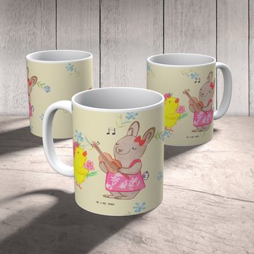 Mr. & Mrs. Panda Tasse Ostern Frühlingsgefühle - Blumig - Geschenk, Osterhase, Ostergrüße, Keramik, Exklusive Motive