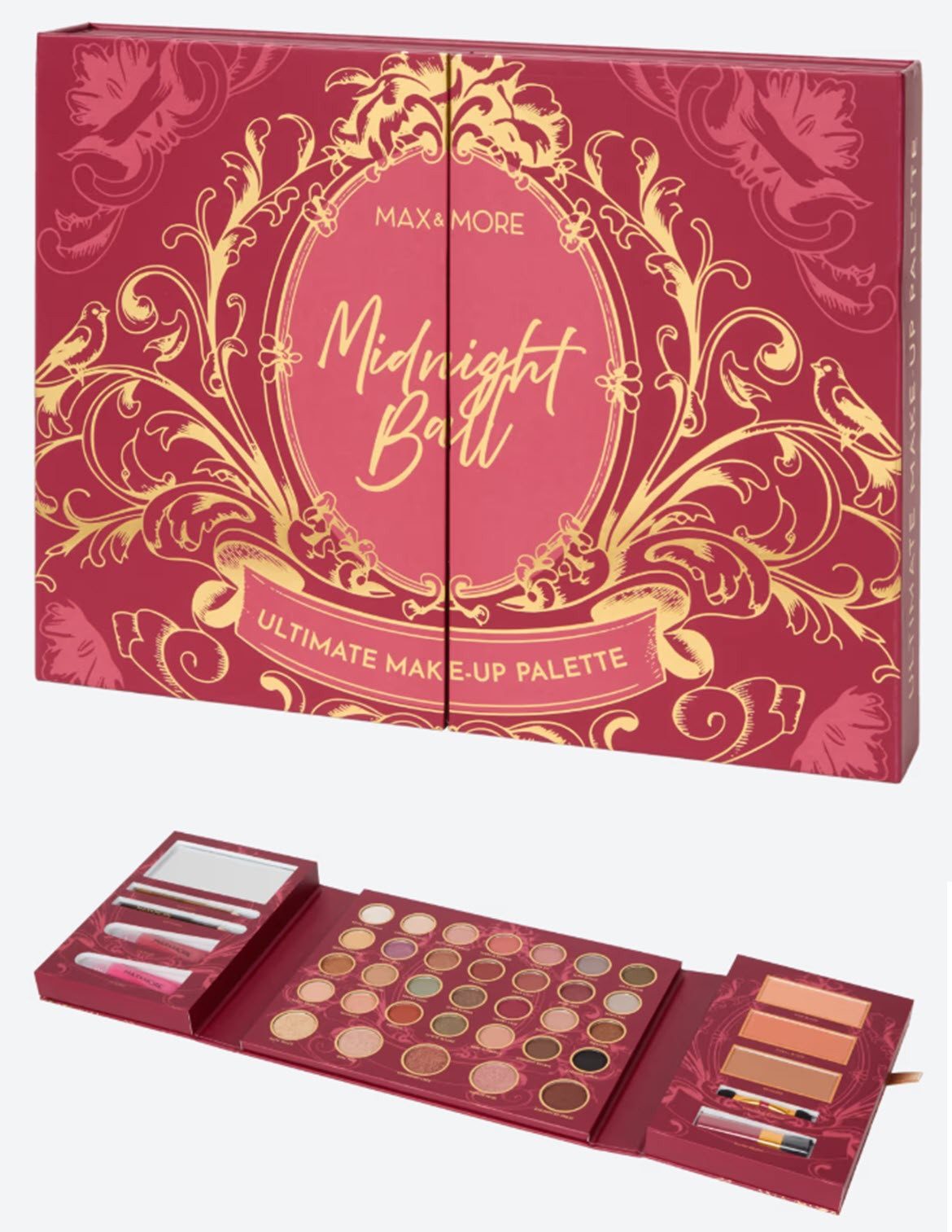 Max & More Augen-Make-Up-Set Make-up-Palette 42-teilig, 42-tlg.