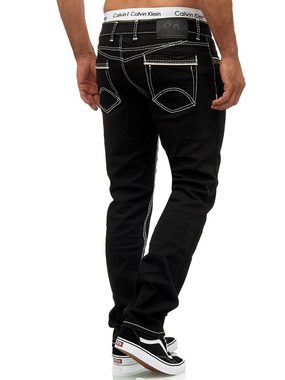 OneRedox Straight-Jeans J-5180C (Jeanshose Designerjeans Bootcut, 1-tlg) Freizeit Business Casual