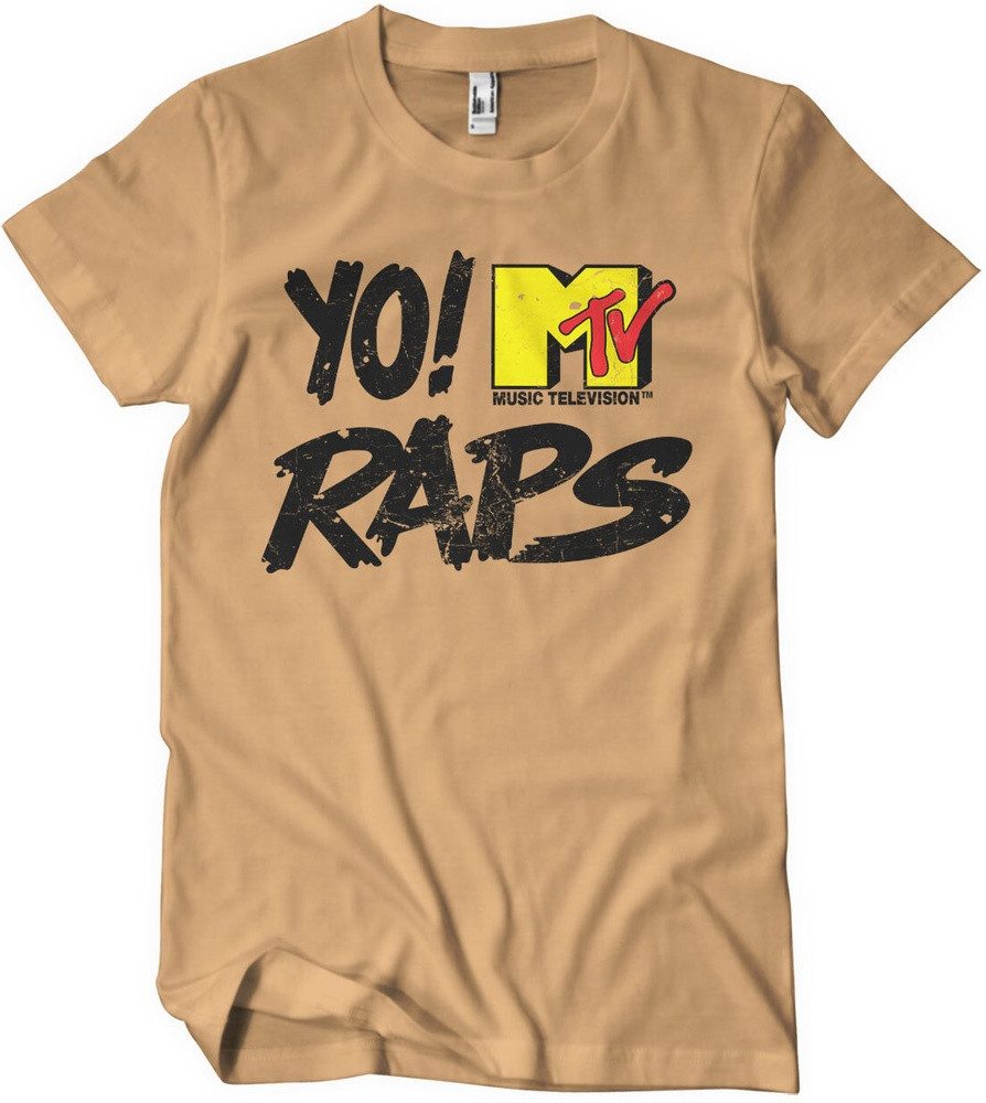 YO! RAPS MTV T-Shirt Distressed Logo günstig online kaufen