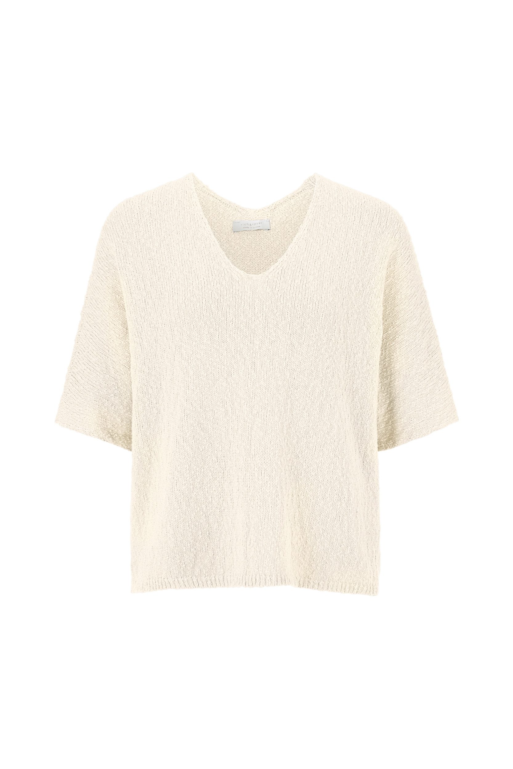 T-Shirt V-Neck Slub Tape