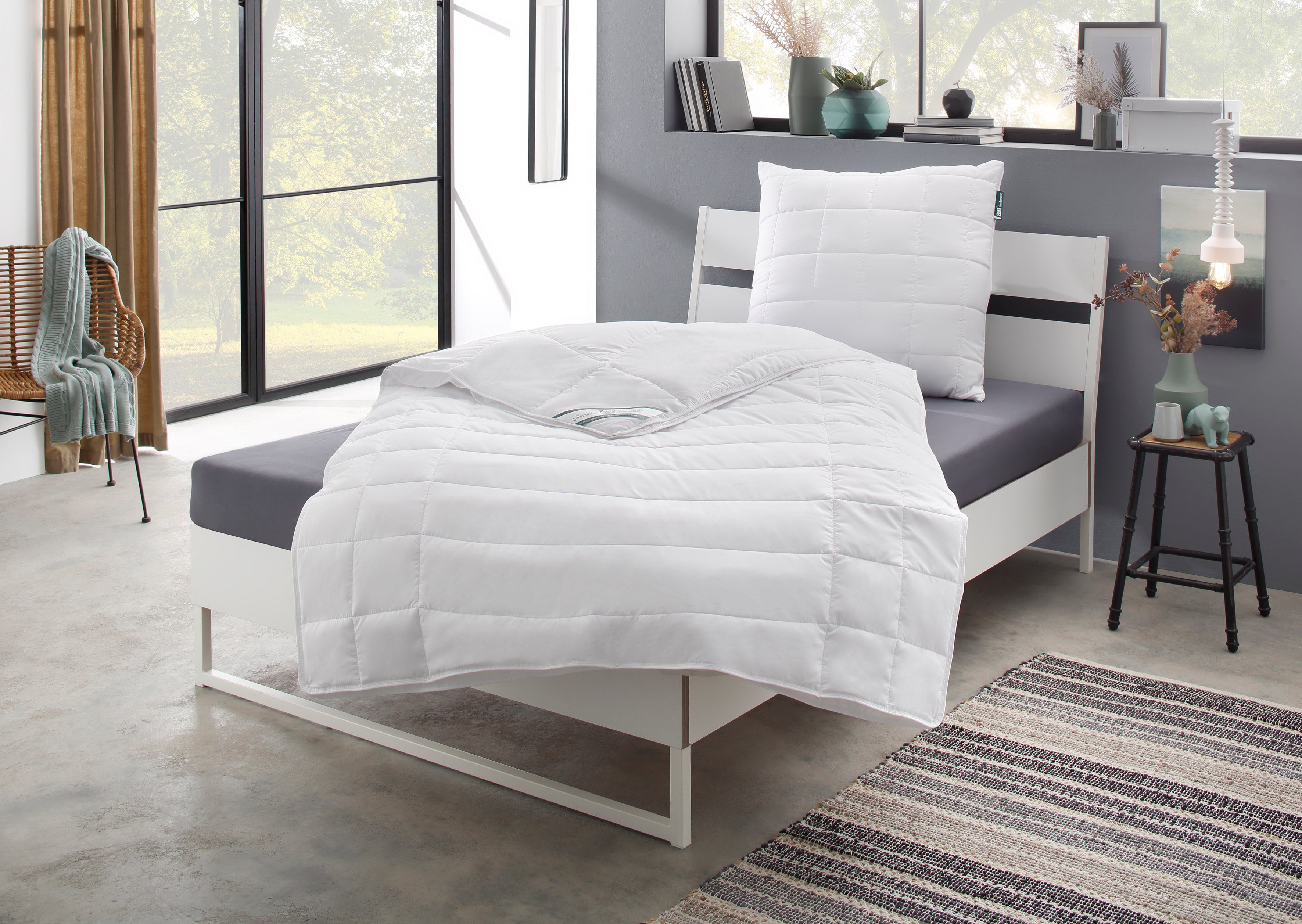 fan Microfaserbettdecke Komfort Plus, Bettdecke in 135x200 cm und weitere Größen erhältlich, Füllung: 100% Lyocell, Bezug: 100% Polyester, Made in Germany! Zu jeder Jahreszeit ideal für Schwitzer