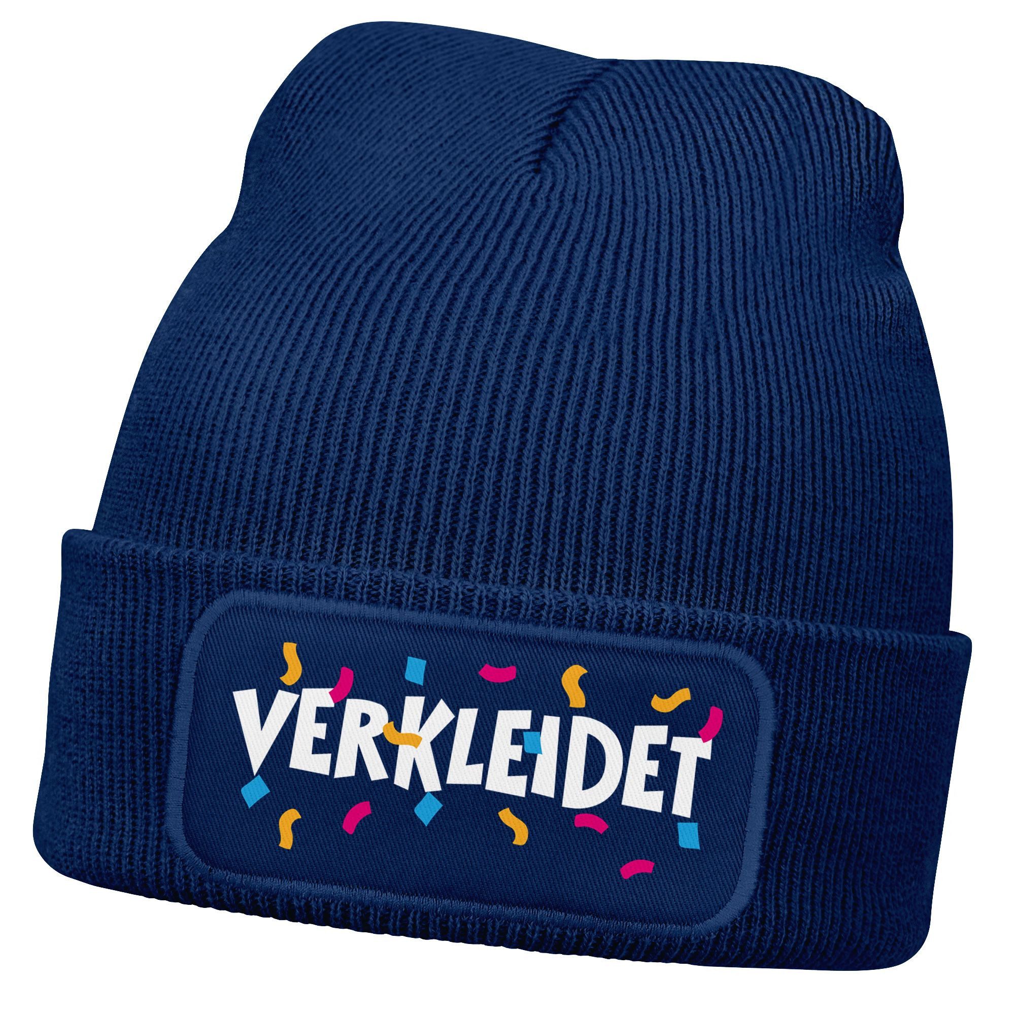Verkleidet dunkelblau