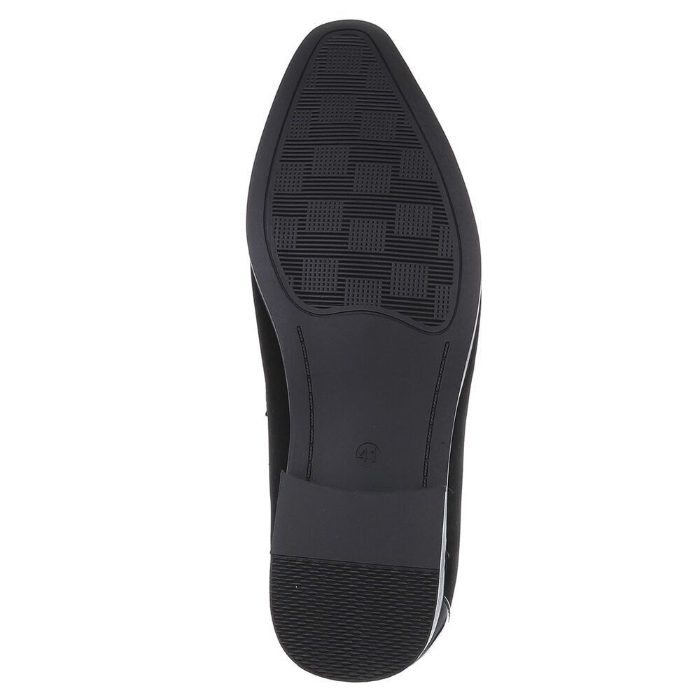 Coolwalk Eleganter Herrenschuh mit poliertem Detail für besondere Anlässe Slipper (89858804) Blockabsatz Business-Schuhe in Schwarz