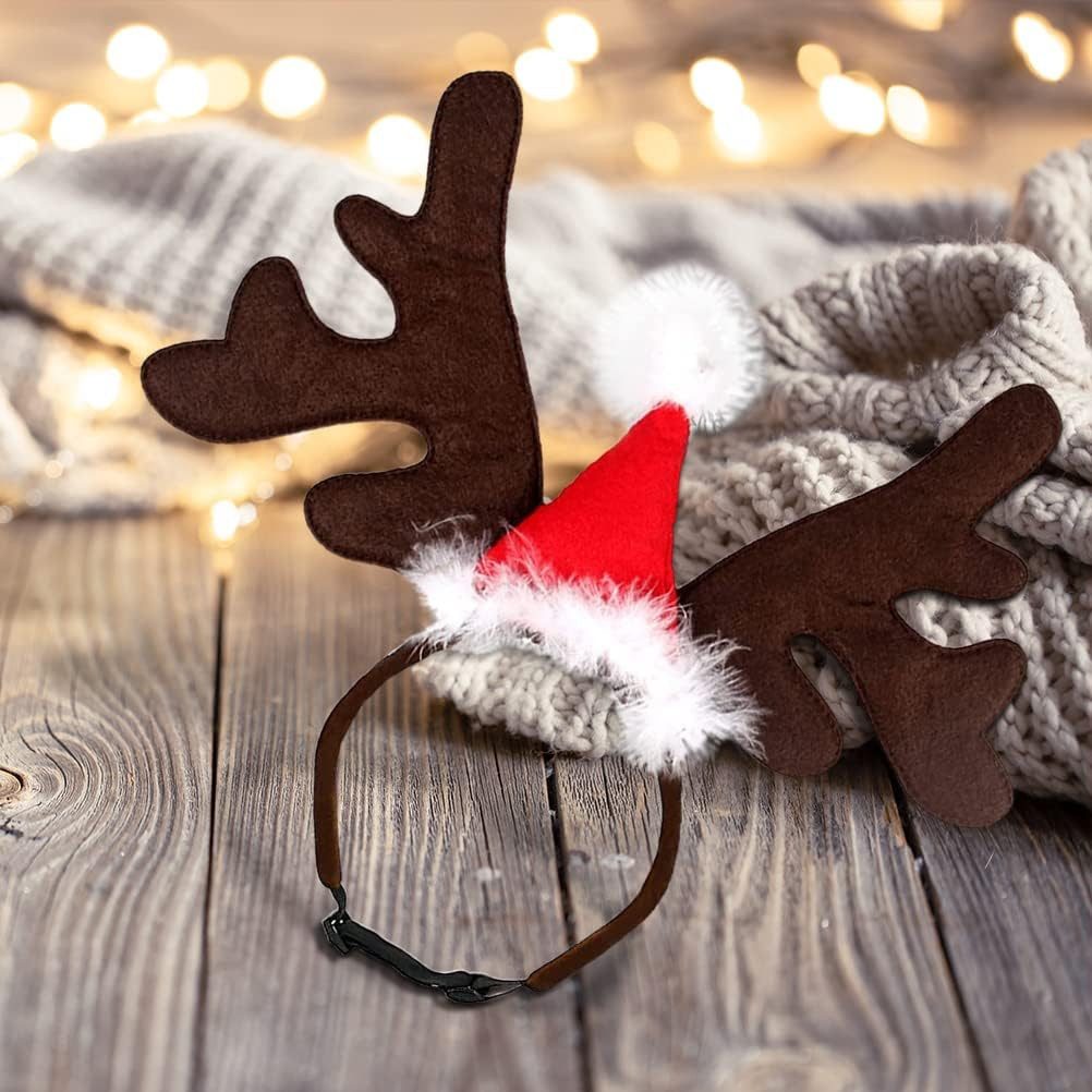 FOUORTUNATE-BEE Haarreif Weihnachten Haustier Stirnband Hund Katze Rentier günstig online kaufen