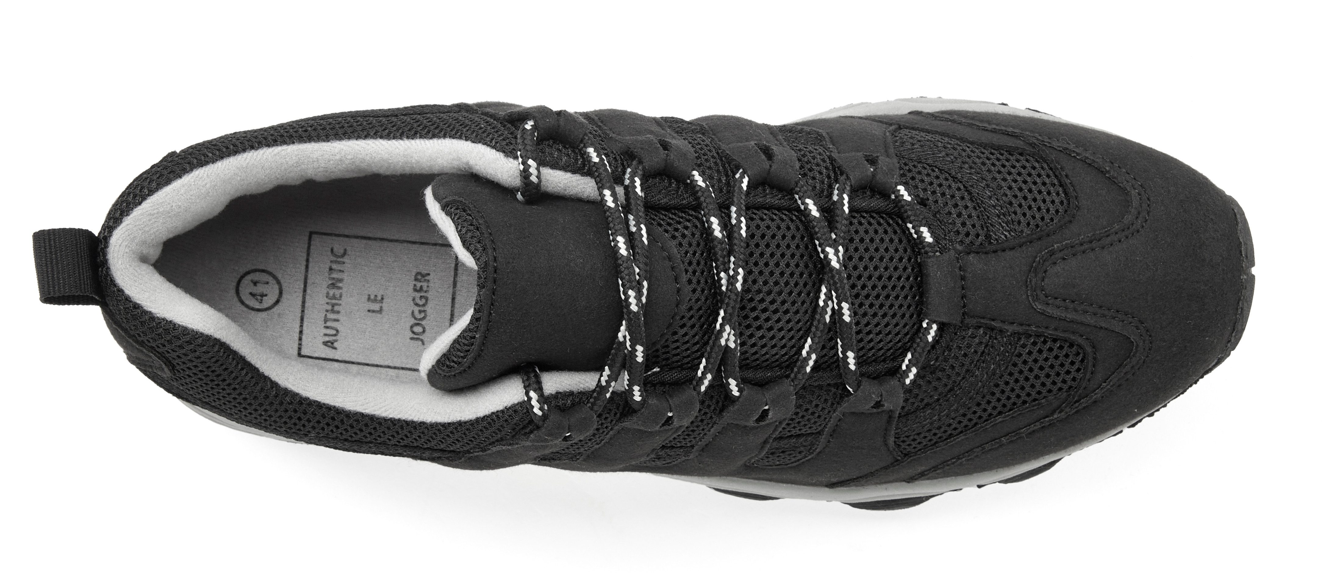 AUTHENTIC LE JOGGER Schnürschuh, Freizeitschuh, Schnürhalbschuh, Wanderschuh Sneaker im Outdoor-Trekking-Look mit robuster Sohle VEGAN