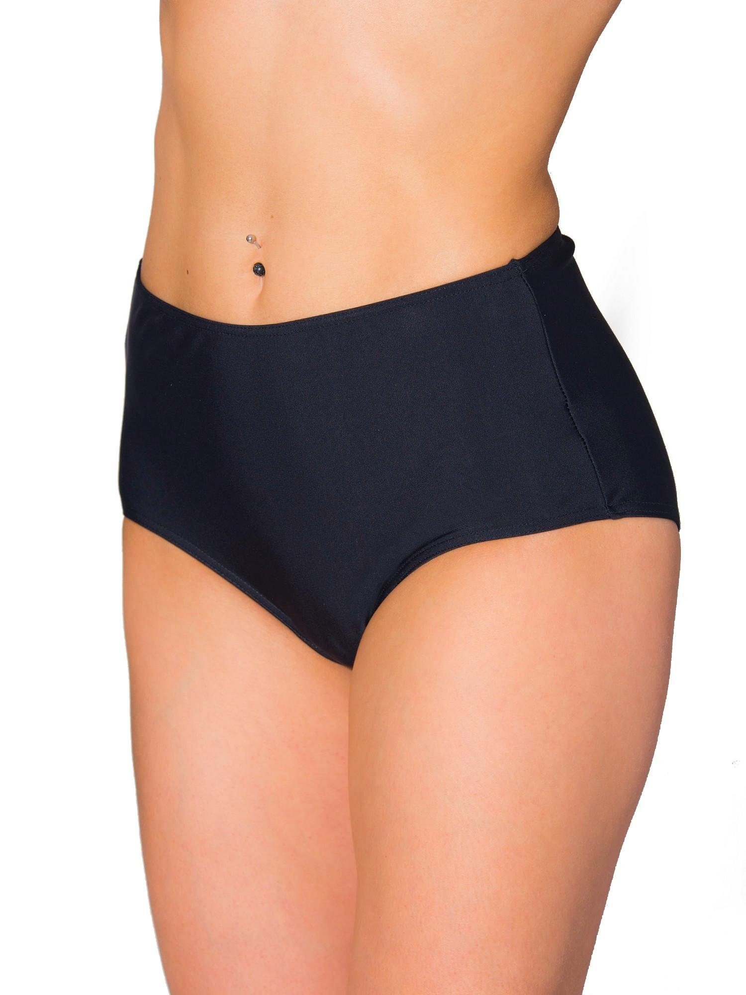 Bikini-Hose Aquarti Damen Bikinihose Bikini-Slip mit Hohem Bund