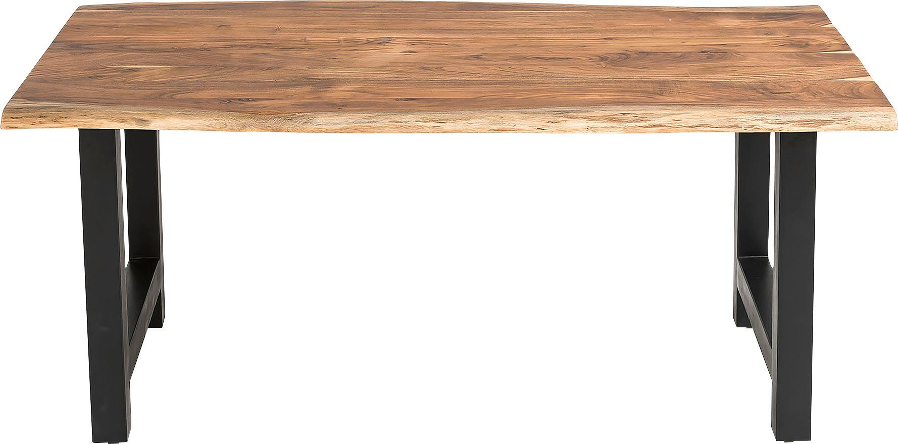 SalesFever Esstisch Minimalistischer Tisch, Geölt und doppelt gewachstes Massivholz