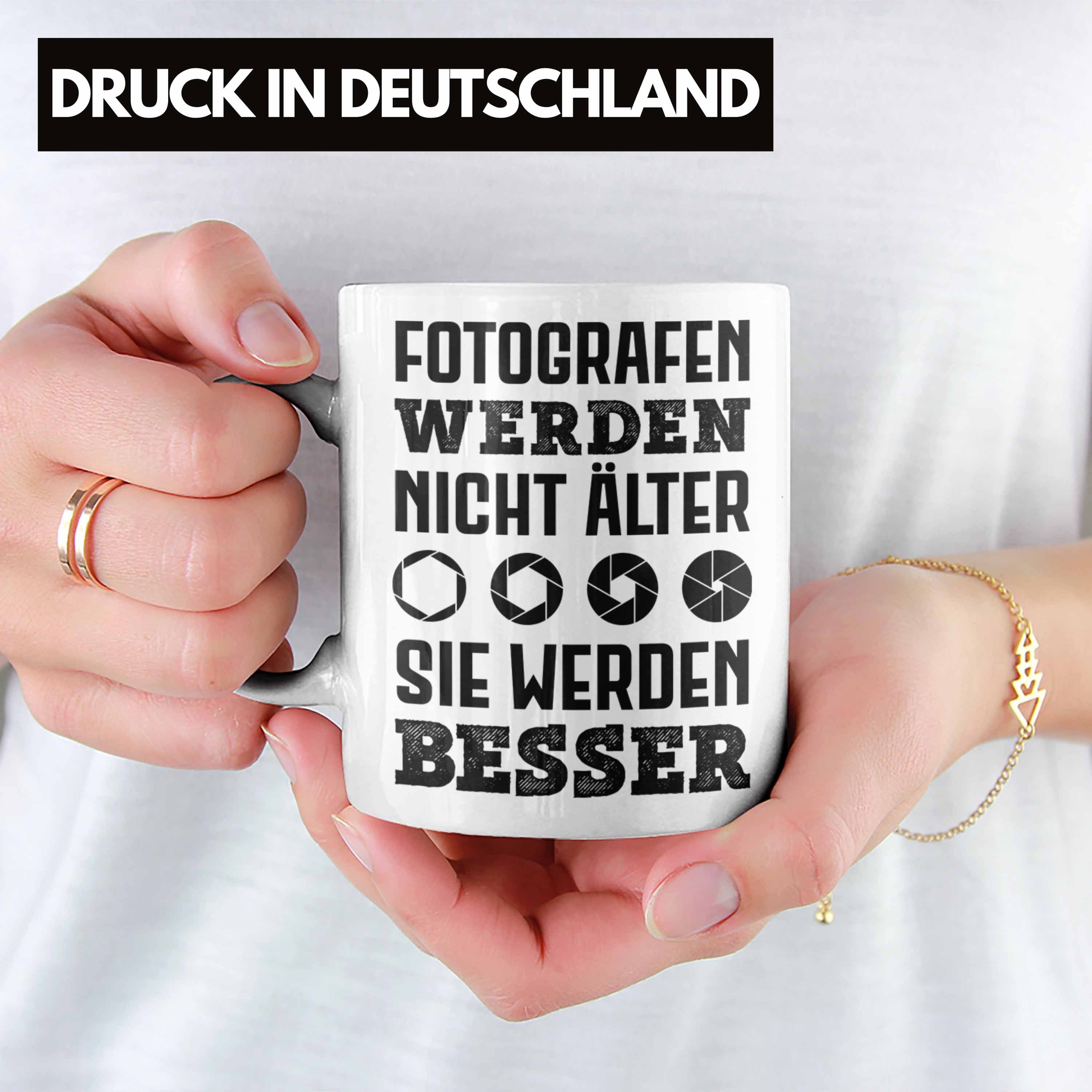 Kaffeetasse Geschenk Fotografie - Spruch Weiss Lustiger Fotografieren Fotograf Tasse Zubehör Trendation Trendation Geschenkideen Tasse