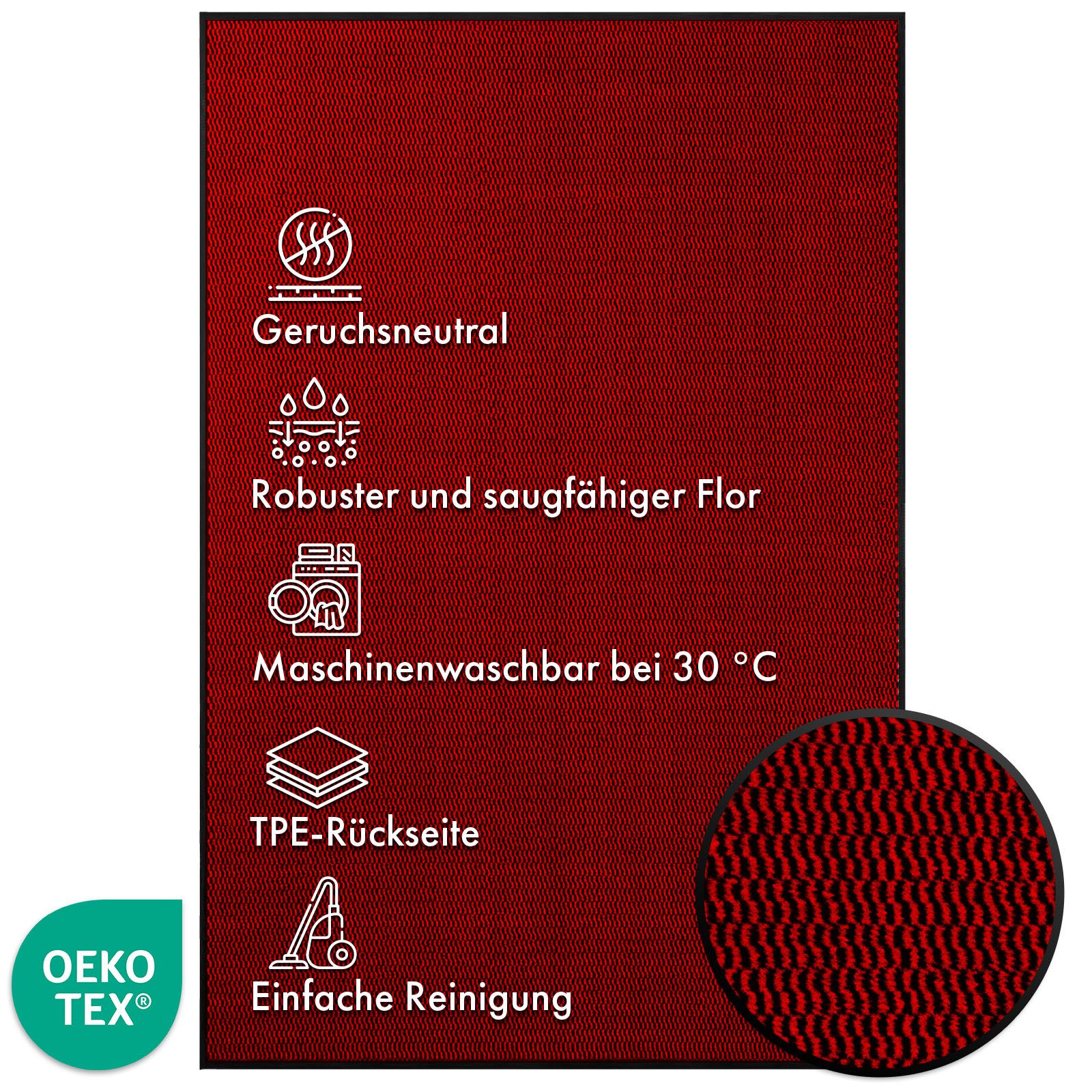 Floordirekt Fußmatte Schmutzfangmatte SKY Novo, Mit günstig online kaufen