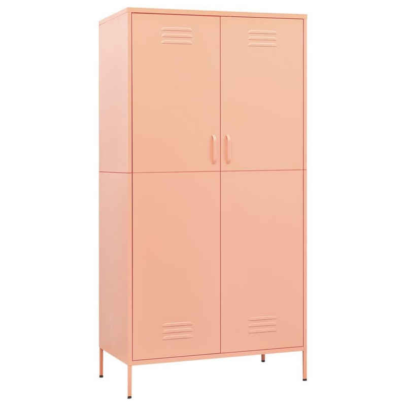 DOTMALL Mehrzweckschrank Kleiderschrank ist aus Stahl gefertigt,90 x 50 x 180 cm (B x T x H)