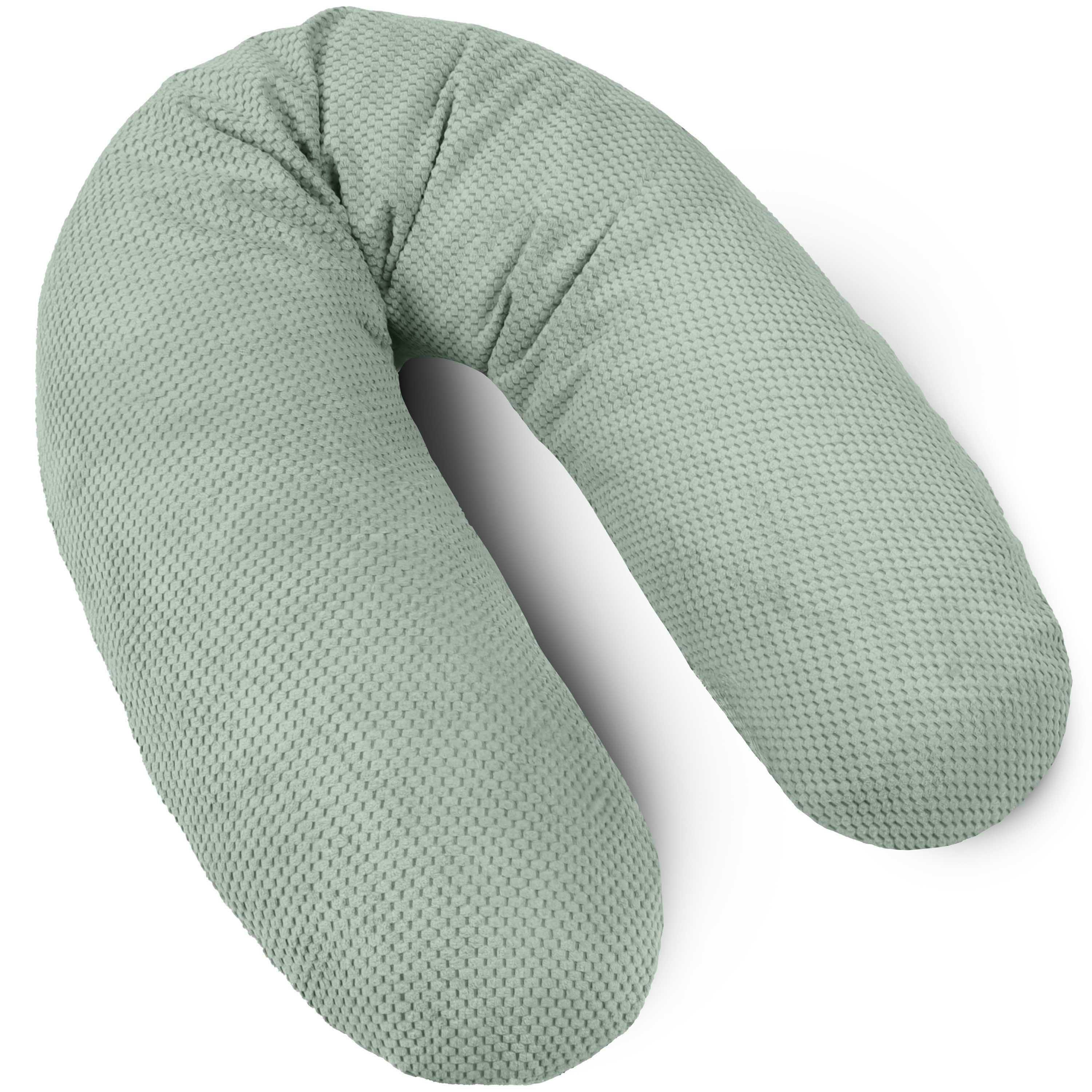 Amilian Подушки для кормления XXL 170 cm – Schwangerschaftskissen mit abnehmbarem Bezug, Komfortkissen für Erwachsene - Kuschelkissen für Baby, Pregnancy Pillow, Seitenschläferkissen, Lagerungskissen