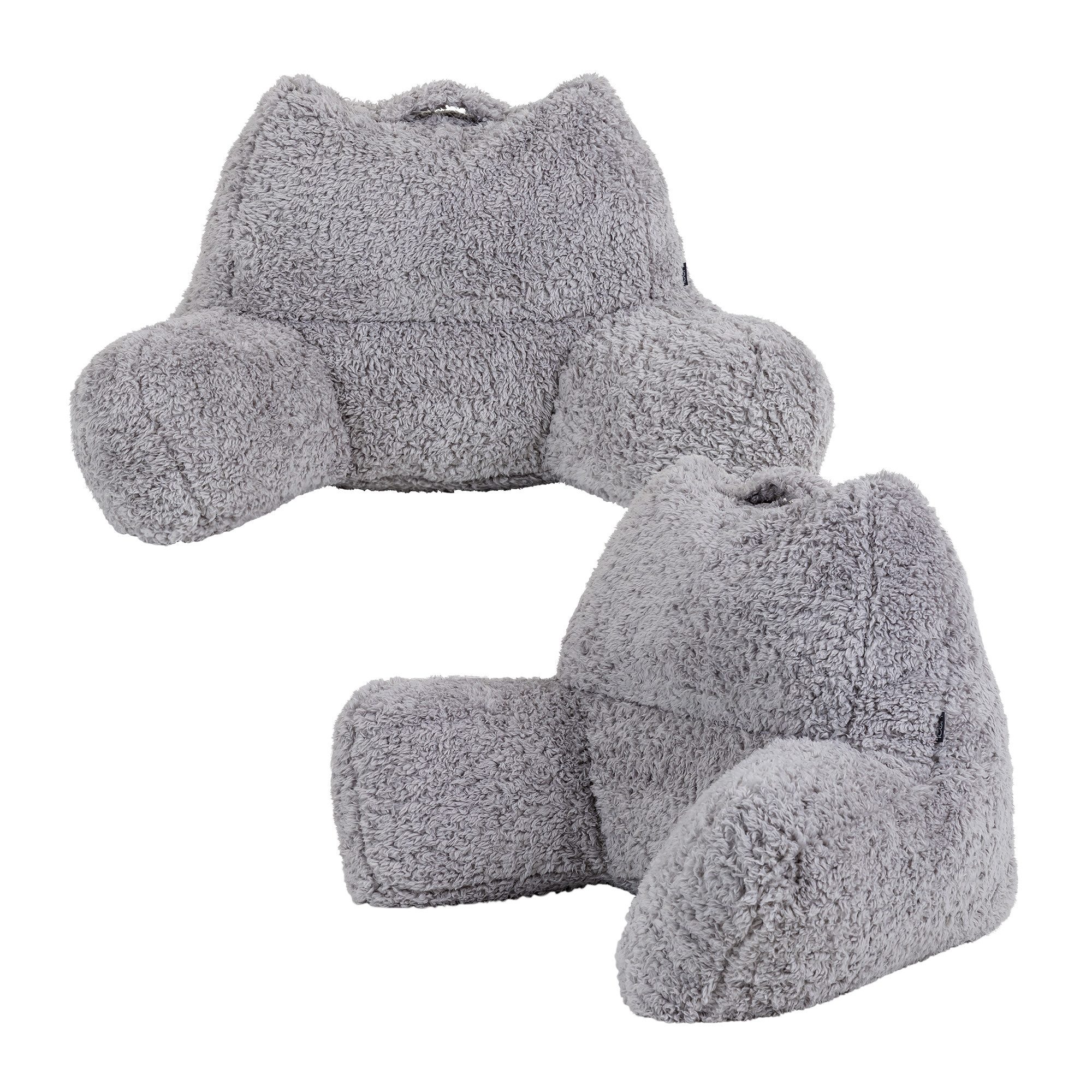 icon Stützkissen Rückenlehne Lesekissen „Teddybär“, Flauschig mit Sitzsack Füllung