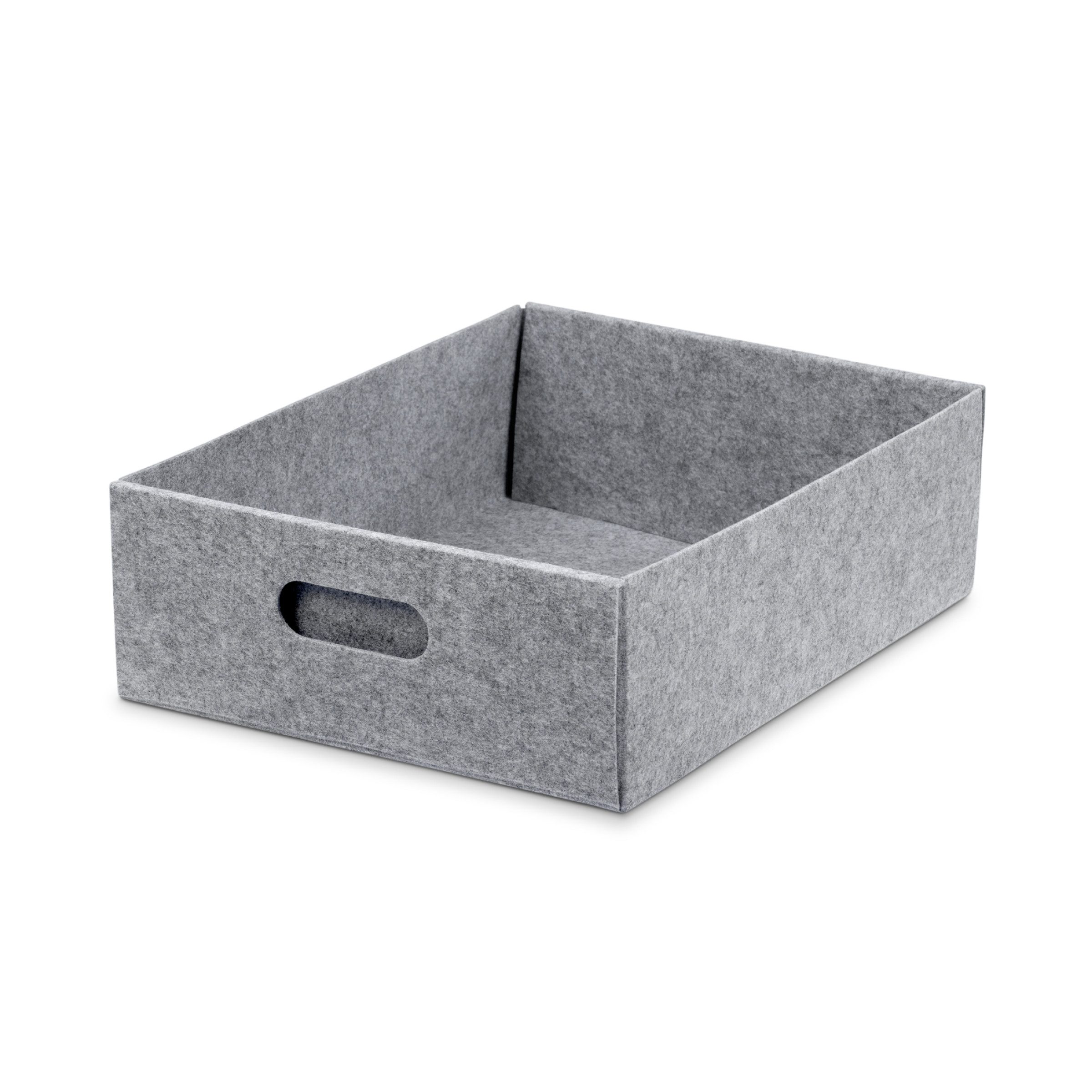 Ehrenkind Aufbewahrungsbox Filzbox (3 Größen, 3 Farben), Formstabil & faltbar