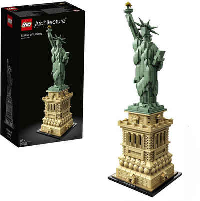 LEGO® Konstruktionsspielsteine Freiheitsstatue (21042), LEGO® Architecture, (1685 St), Made in Europe