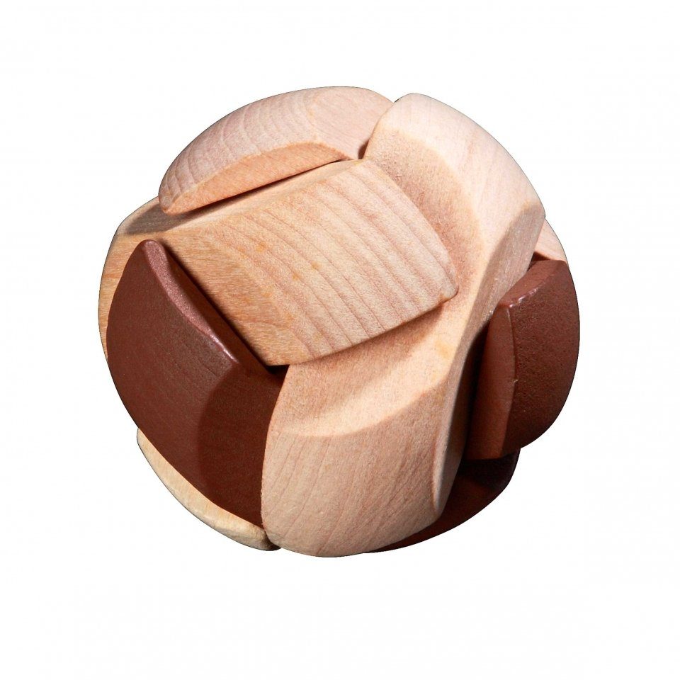 Philos Spiel, Holzpuzzle-Sortiment - 10 Puzzle - Denkspiel - Knobelspiel - Geduldspiel