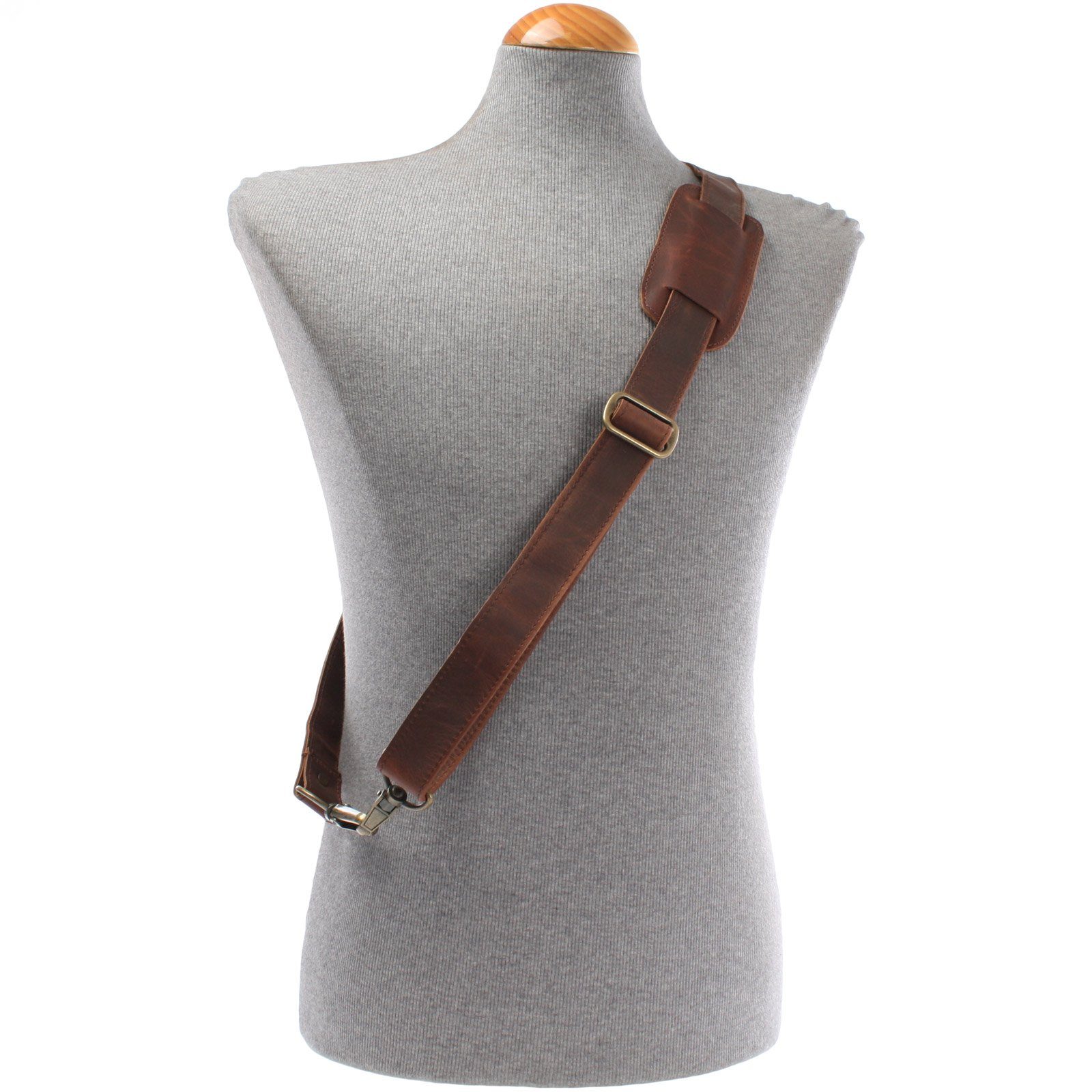 LECONI Schulterriemen Trageriemen Tragegurt Taschen Schultergurt Leder breit 150cm LEC-R3