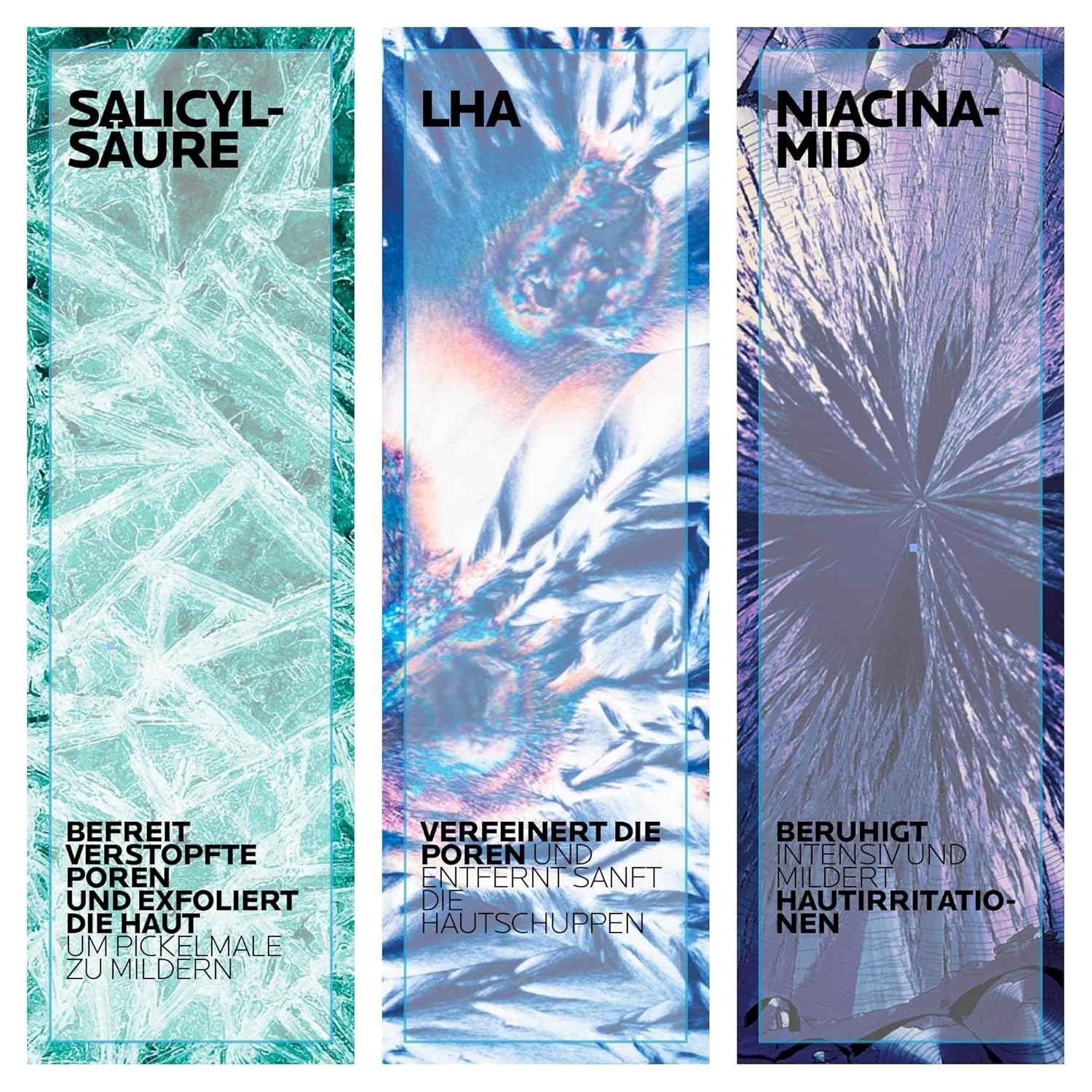 La Roche-Posay Gesichtsreinigungsgel Effaclar Gel Micro Peel – Klärendes Mikro-Peeling Reinigungsgel gegen, Unreinheiten – Für Gesicht & Körper – Mit Salicylsäure – 400 ml