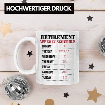 Trendation Tasse Trendation - Renter Tasse Ruhestand Geschenk Rente für Mann Frau Lustig Renteneintritt Abschied Rentnerin Sprüche