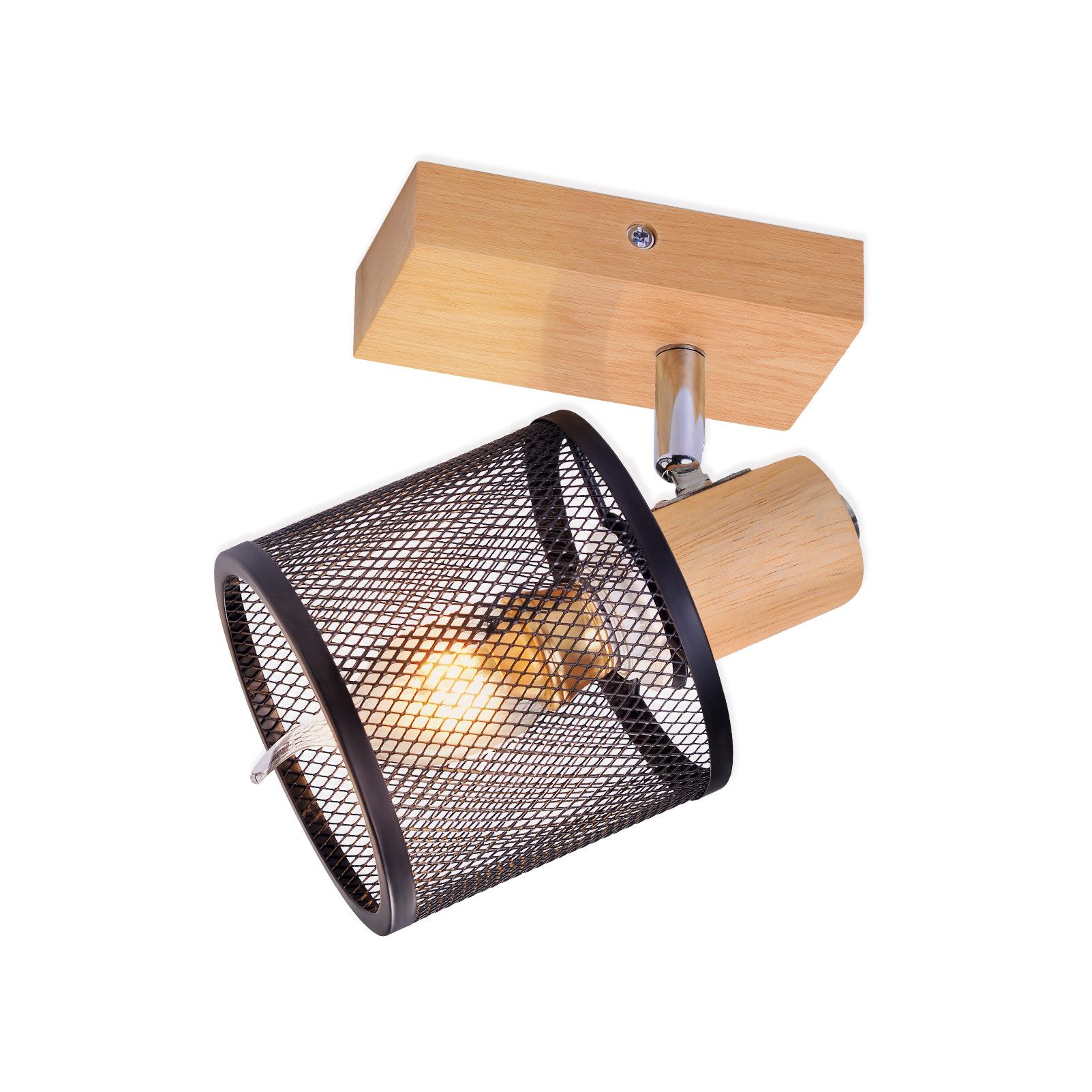 ZMH Deckenstrahler 1 Flammig Deckenleuchte Schwenkbar 350° für Wohnzimmer H günstig online kaufen