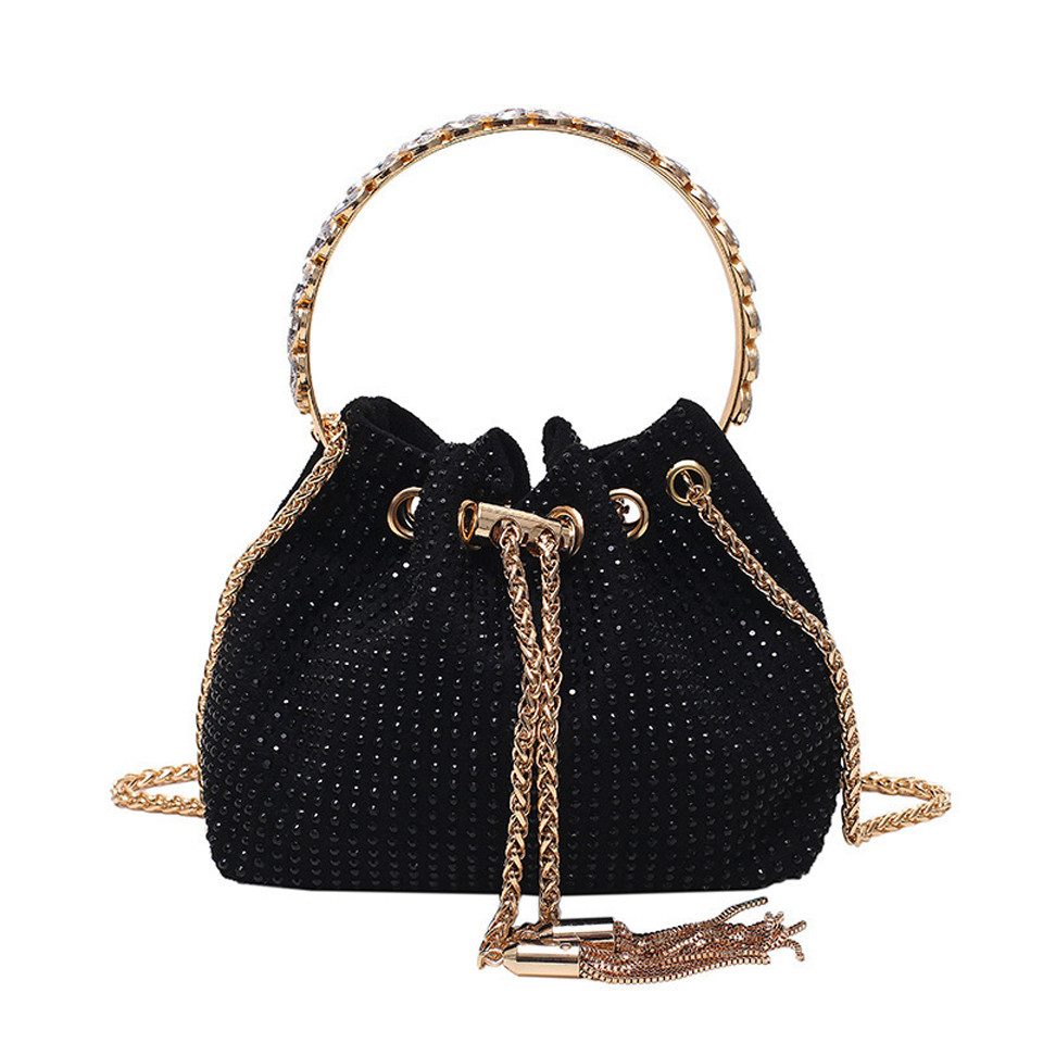 Clutch Abendtasche für Damen Handtaschen, Bling Kristall Strass Geldbörse