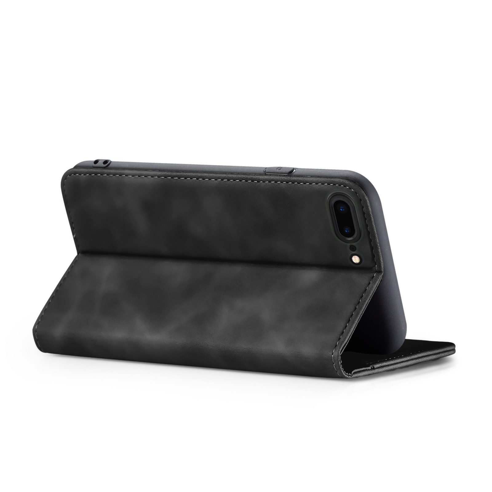 Tec-Expert Handyhülle Tasche Hülle für iPhone 7 Plus / 8 Plus 5.5 Zoll, 5.5", Cover Klapphülle Case mit Kartenfach Fliphülle aufstellbar