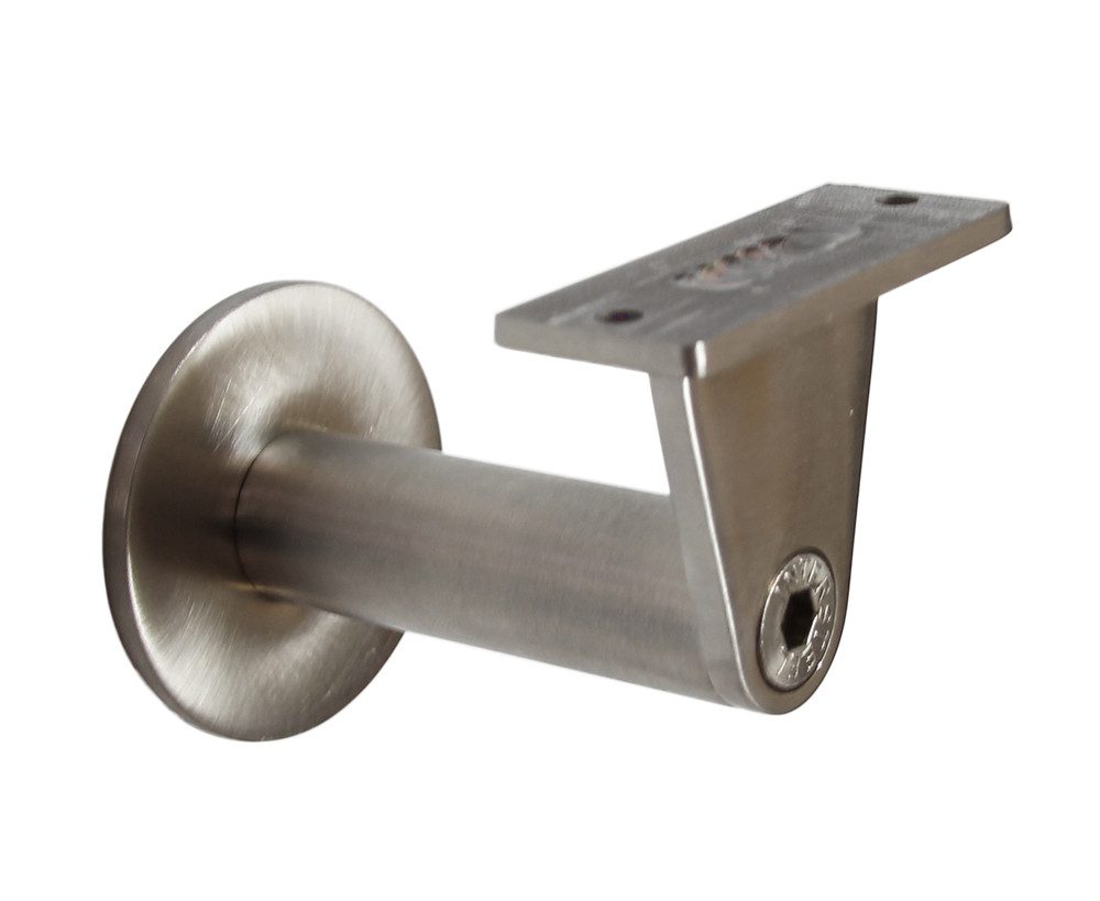 Brüstungsgeländer Edelstahl V2A Handlaufhalter HLH 0031 gerade Auflage 2 Teilig, 2-tlg., Edelstahl V2A