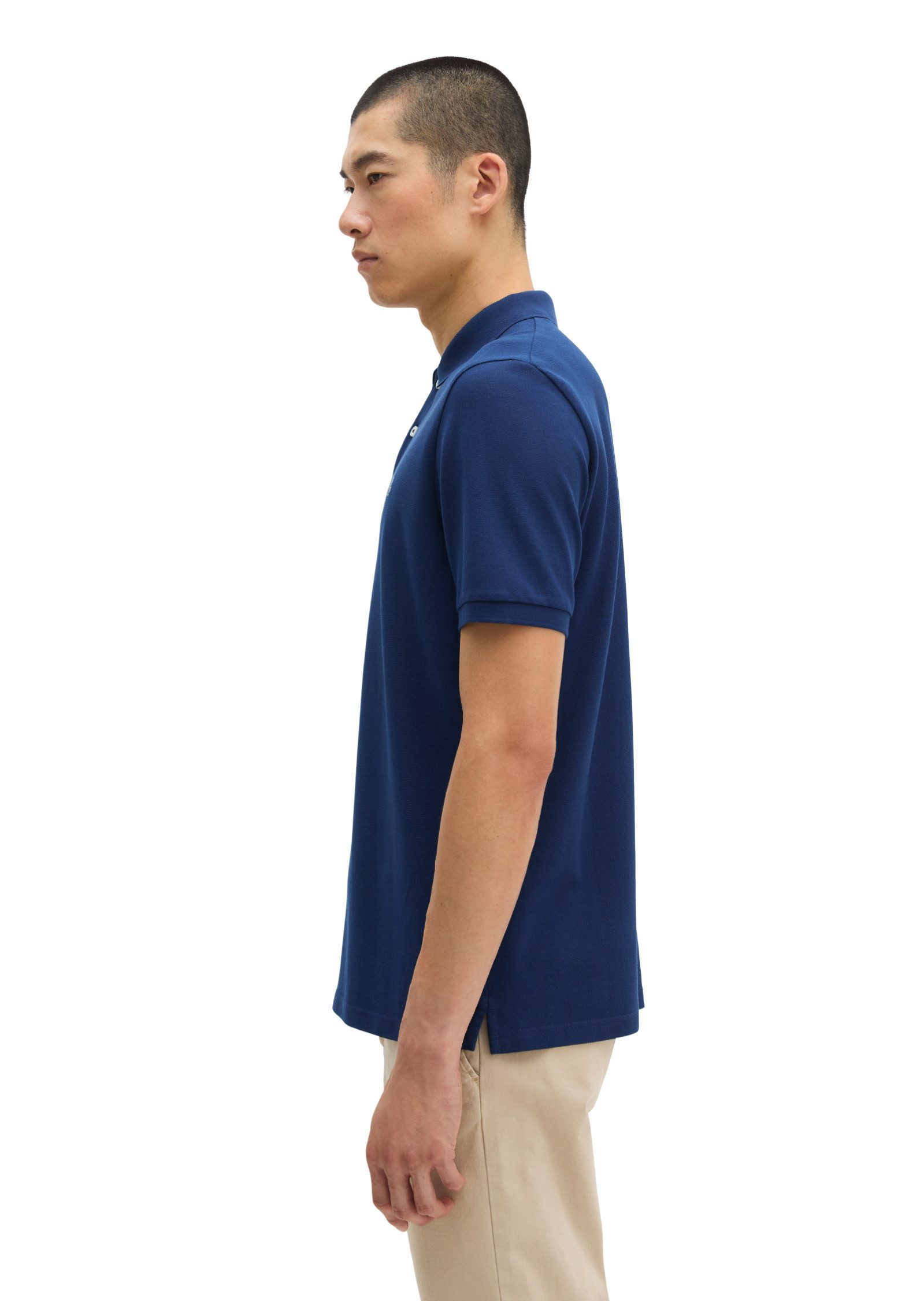 Marc O'Polo Poloshirt aus reiner Bio-Baumwolle