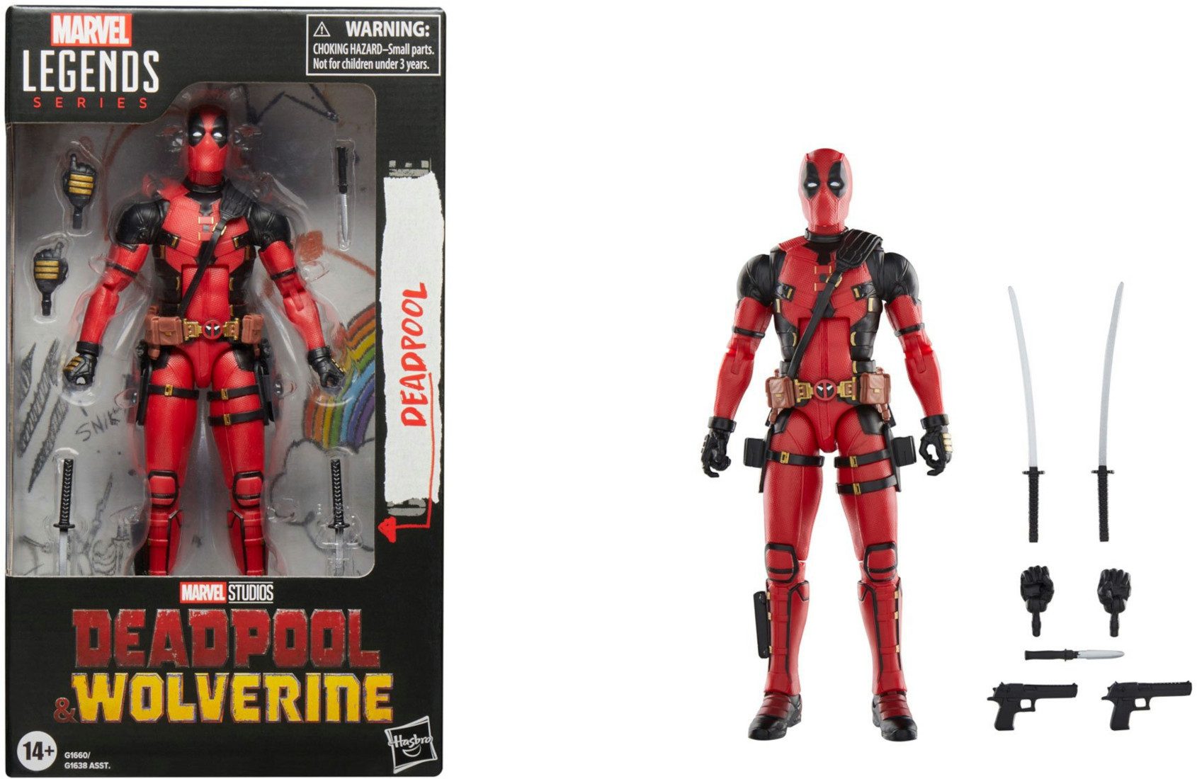 Hasbro Actionfigur Marvel Legends Deadpool & Wolverine Deadpool 6 Inch ...