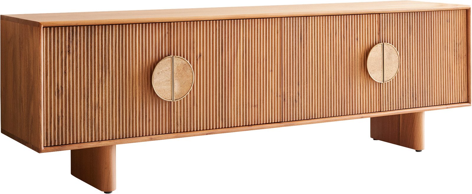 DELIFE Lowboard Surimu, Akazie Hellbraun 175 günstig online kaufen
