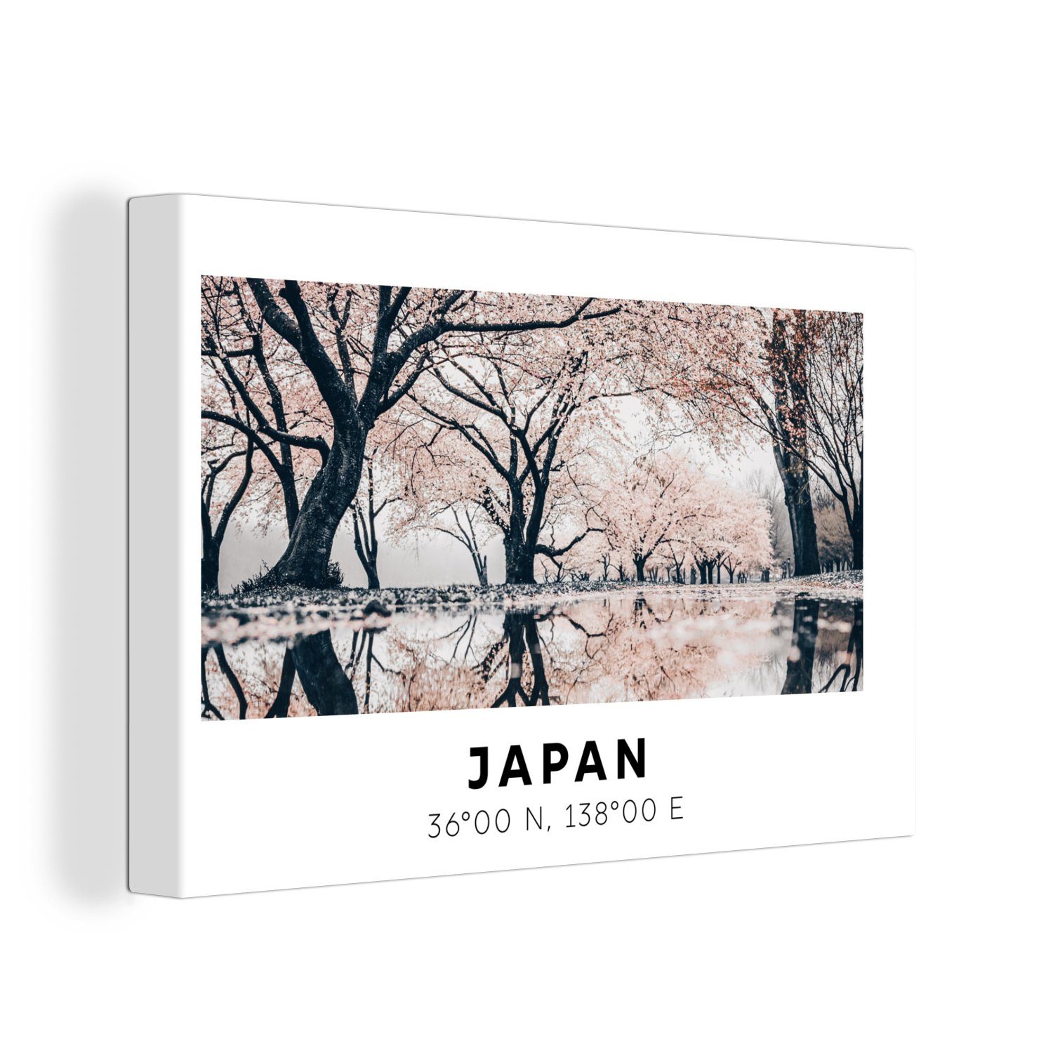 OneMillionCanvasses® Leinwandbild Sakura - Japan - Frühling, Fotodruck (1 S günstig online kaufen