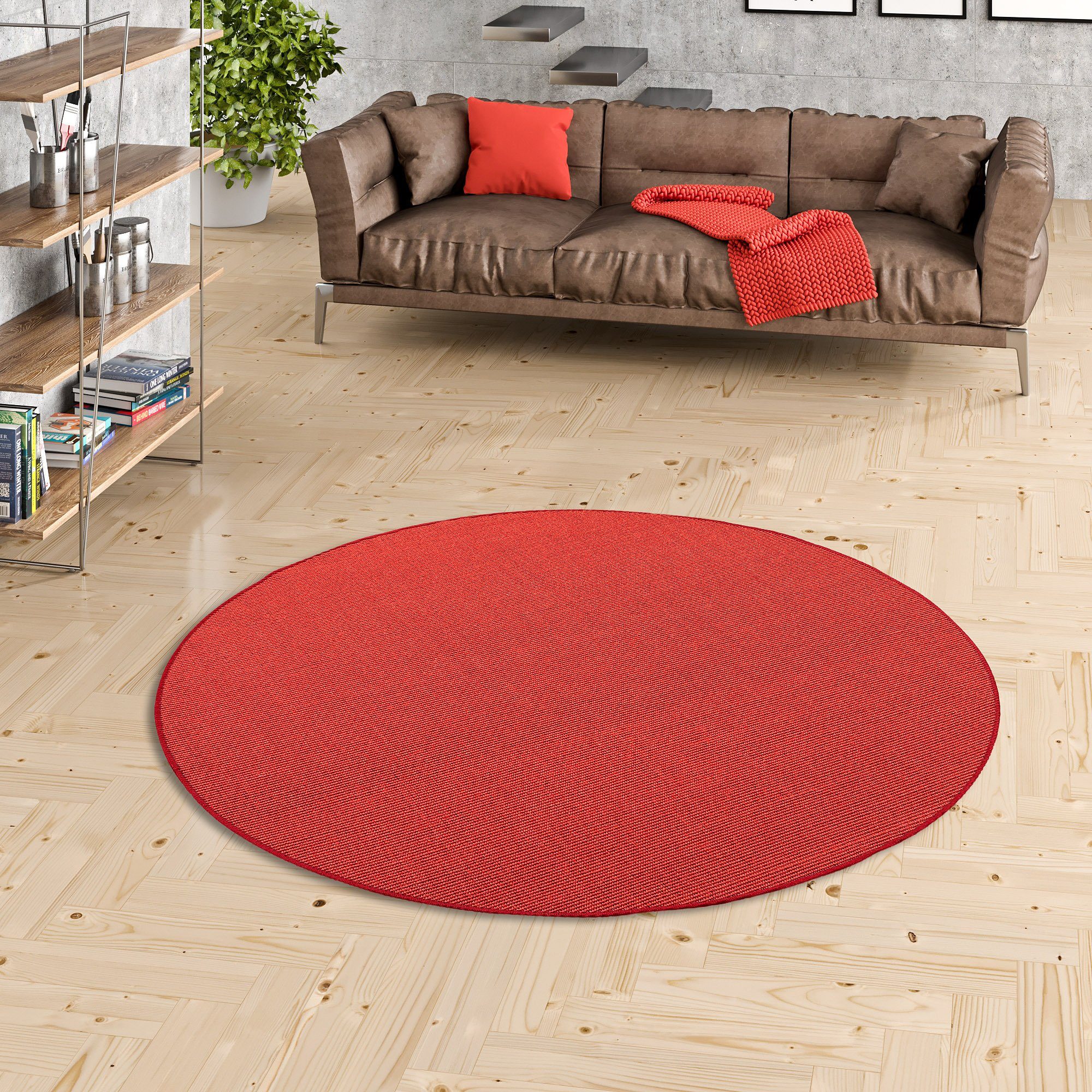 Snapstyle Sisalteppich Sisal Natur Teppich Rund, günstig online kaufen