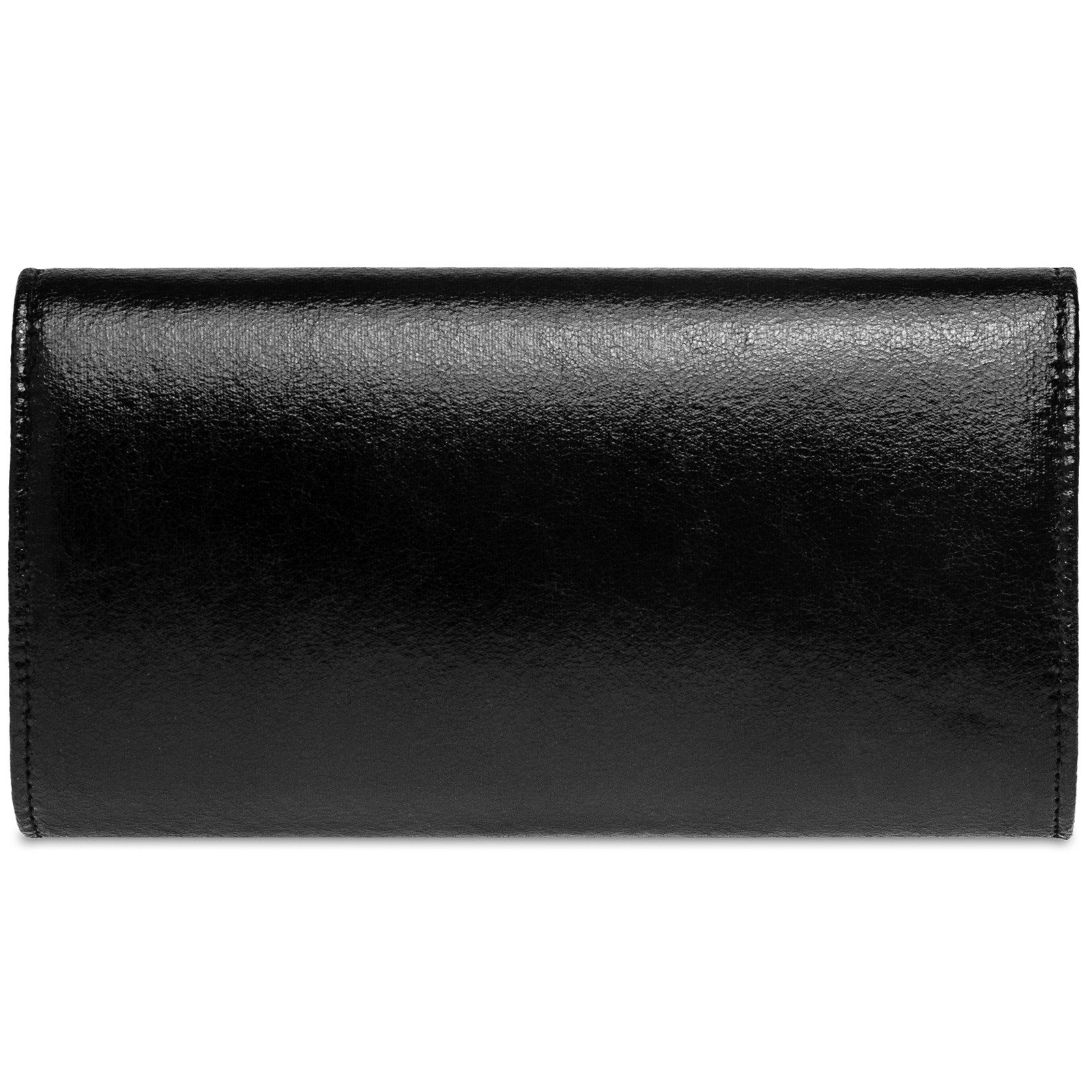 Caspar Clutch TA426 stylisch elegante Damen Metallic Abendtasche mit langer Kette – Bild 2 von 5