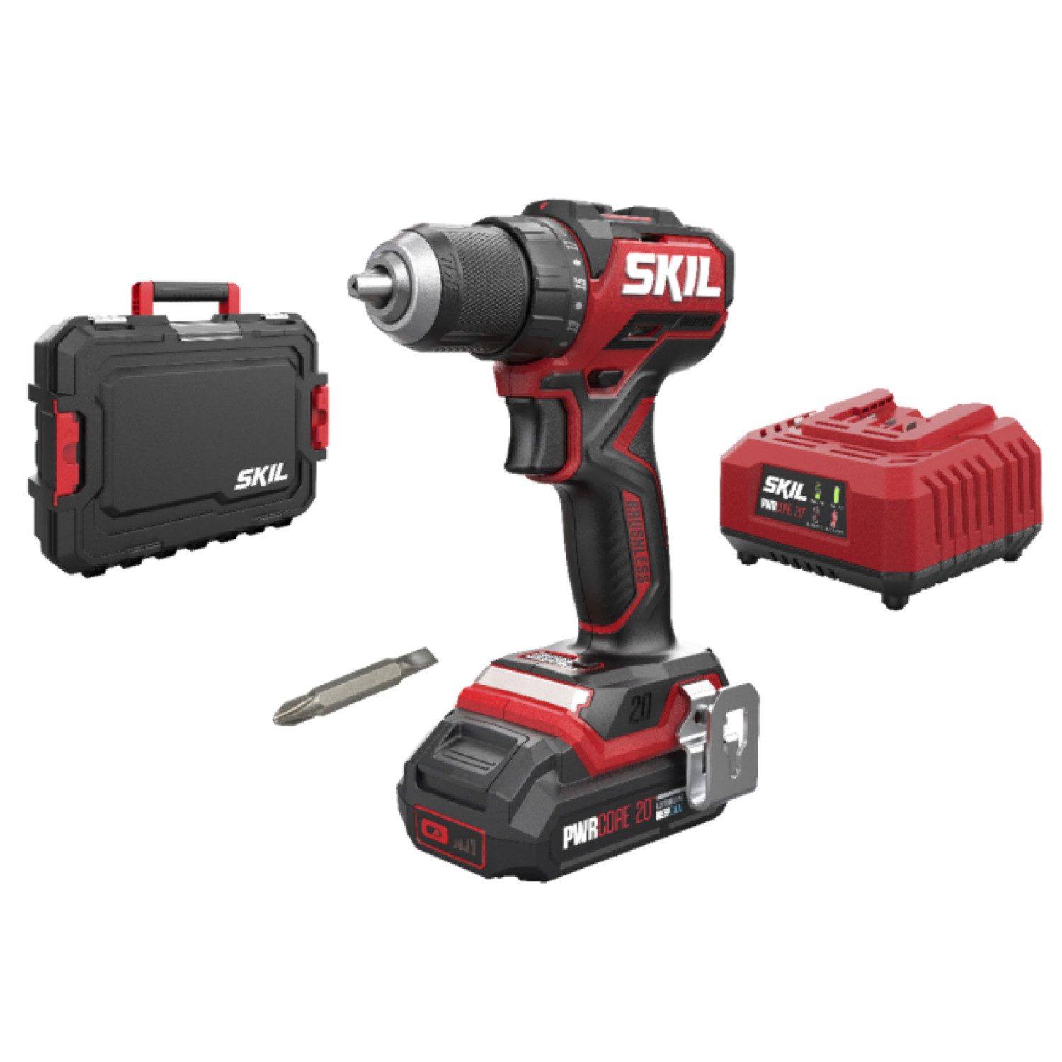 SKIL Akku-Bohrschrauber Skil 20V 3065 GA Akku-Bohrschrauber (1x2,0 Ah Koffer), 20 V, (Skil 20V 3065 GA Akku-Bohrschrauber (1x2,0 Ah Koffer)