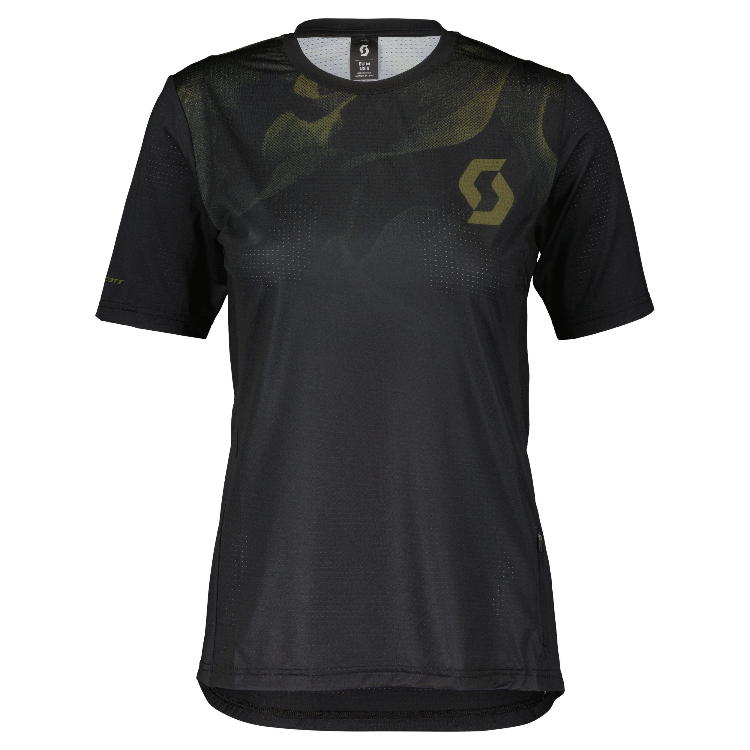 Scott Radtrikot SCO Shirt W's Trail Vertic SS BLACK/FIR GREEN