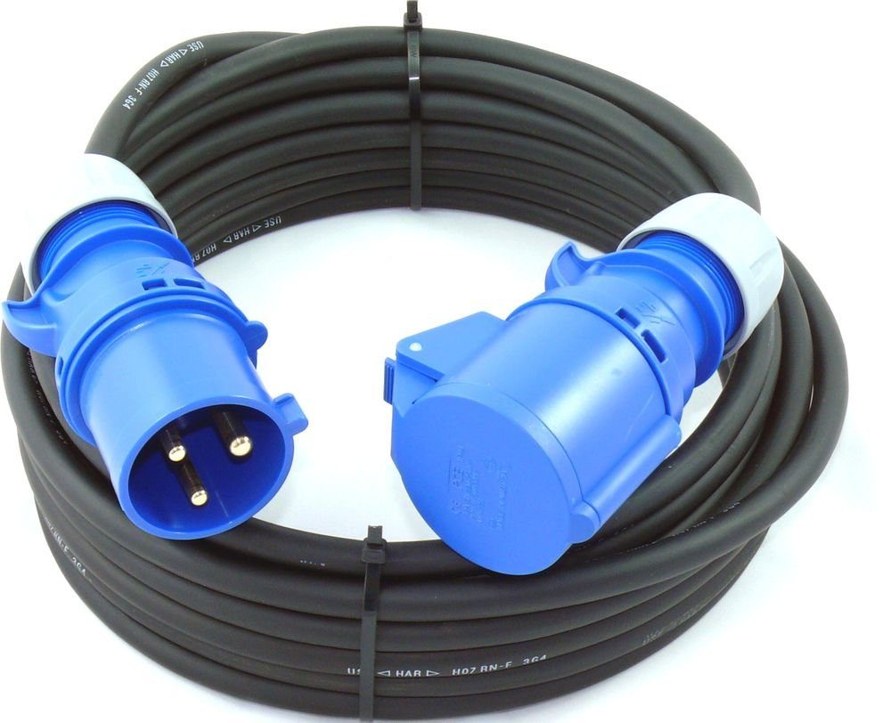 maxgo® CEE Verlängerung H07RN-F 3G4 PCE IP44 cm) Elektro-Kabel, (500 3x4 32A 5m
