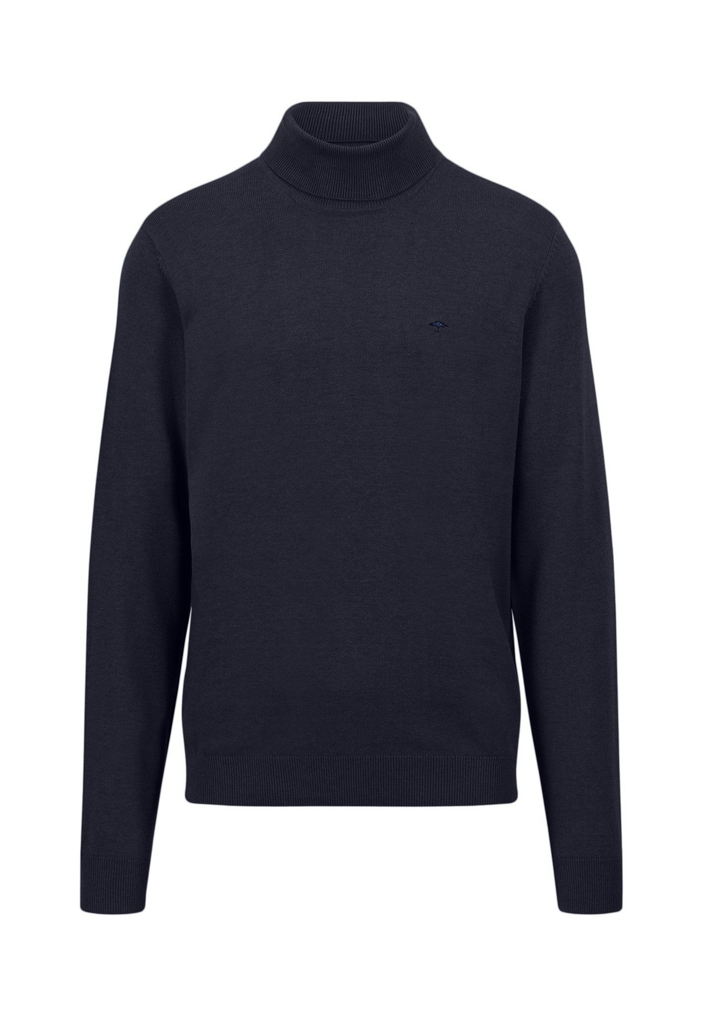 FYNCH-HATTON Rollkragenpullover mit Logostickerei auf der günstig online kaufen