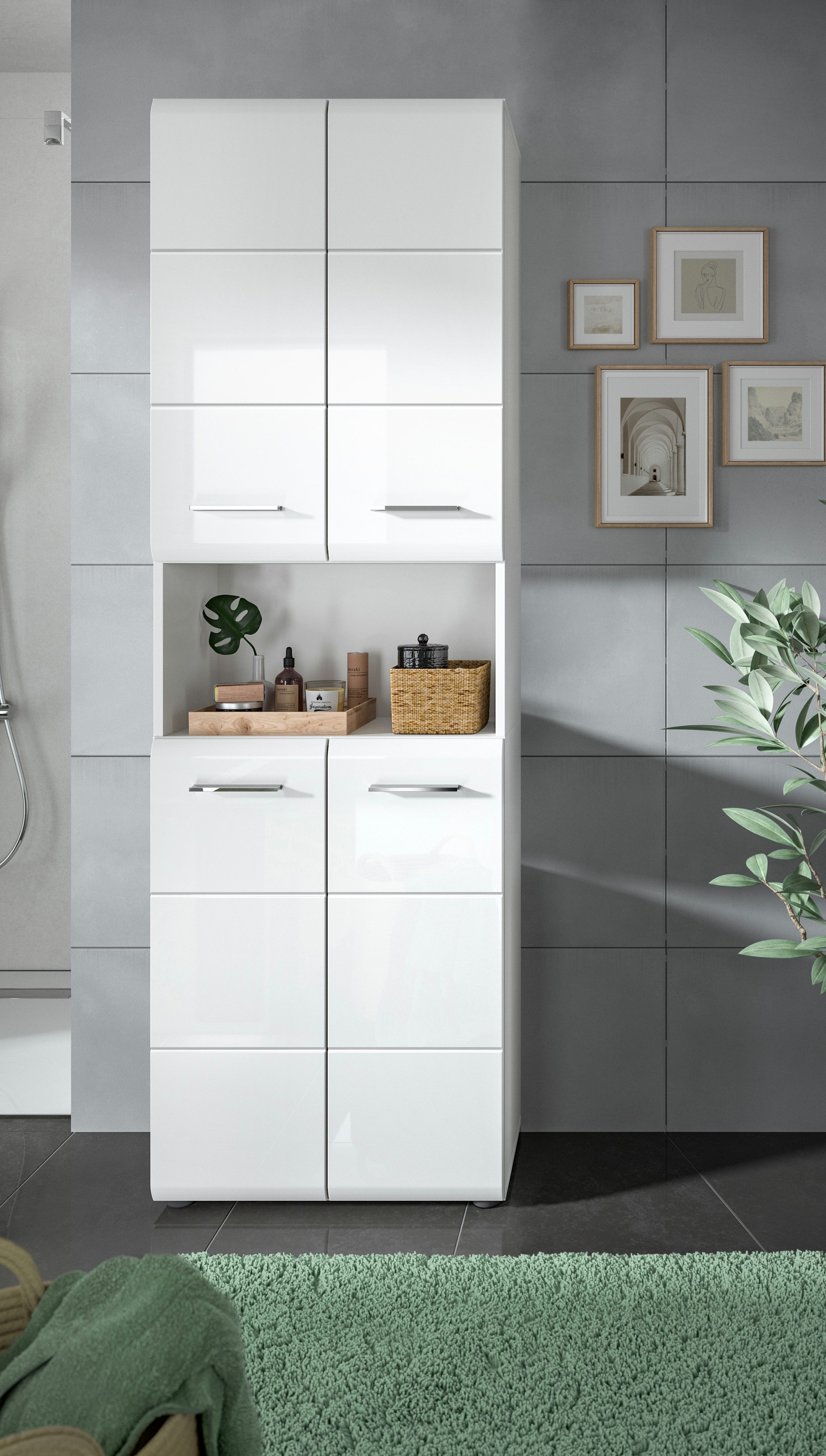 INOSIGN Stauraumschrank FLORENZ, TOPSELLER!, Höhe 185 cm, 4 Türen, 4 Fachbö günstig online kaufen