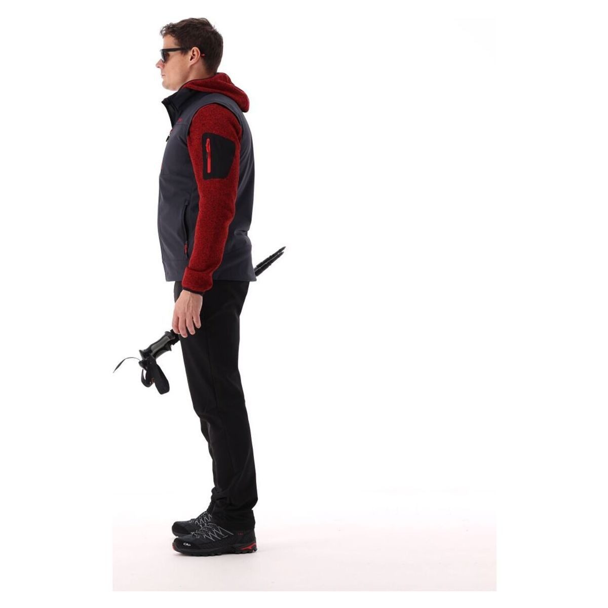 CMP Funktionsweste MAN Vest Vielseitige und wetterfeste Weste mit Clima Protect® für optimalen